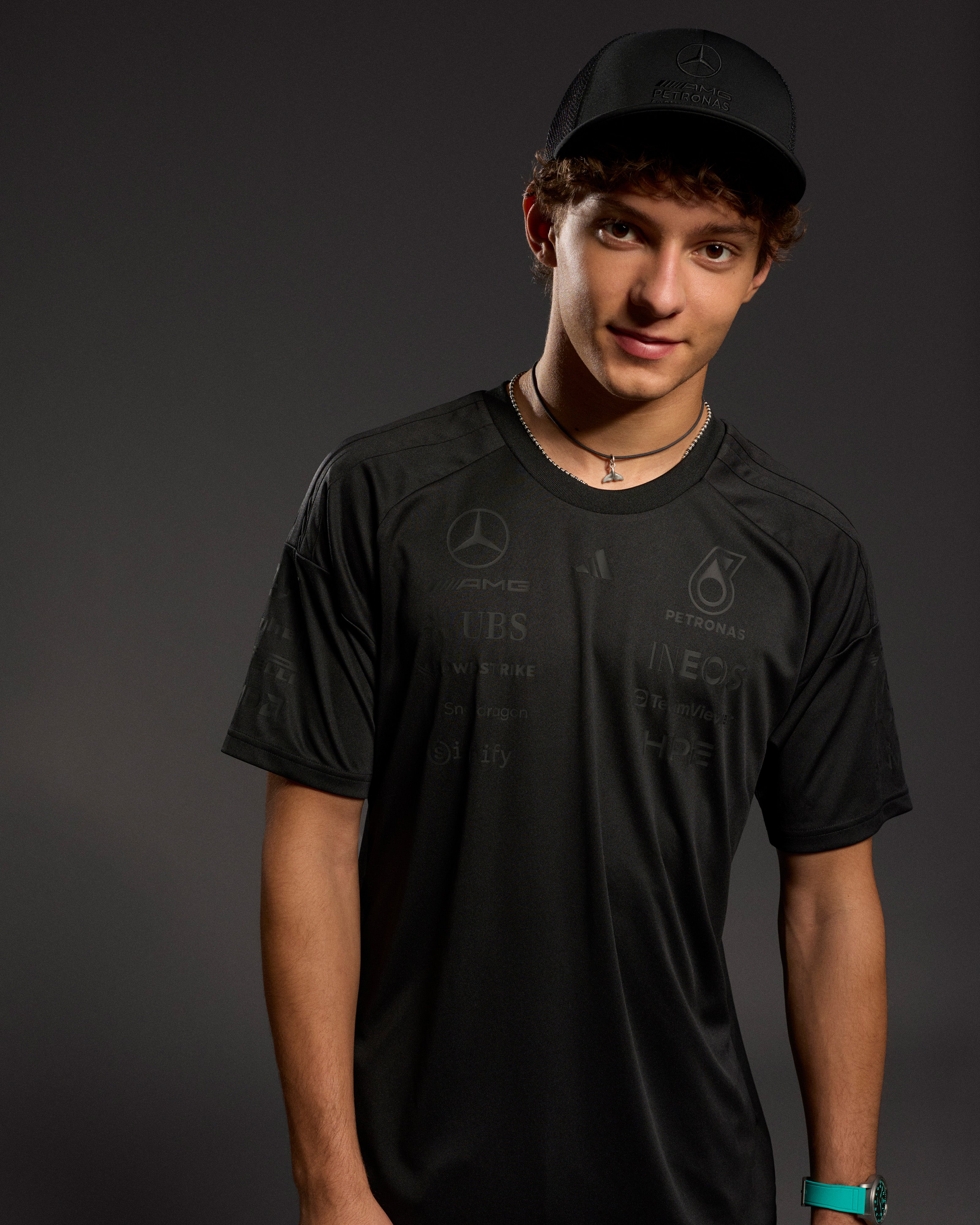 2026 Lights Out Driver Tee - Black | Mercedes-AMG PETRONAS F1