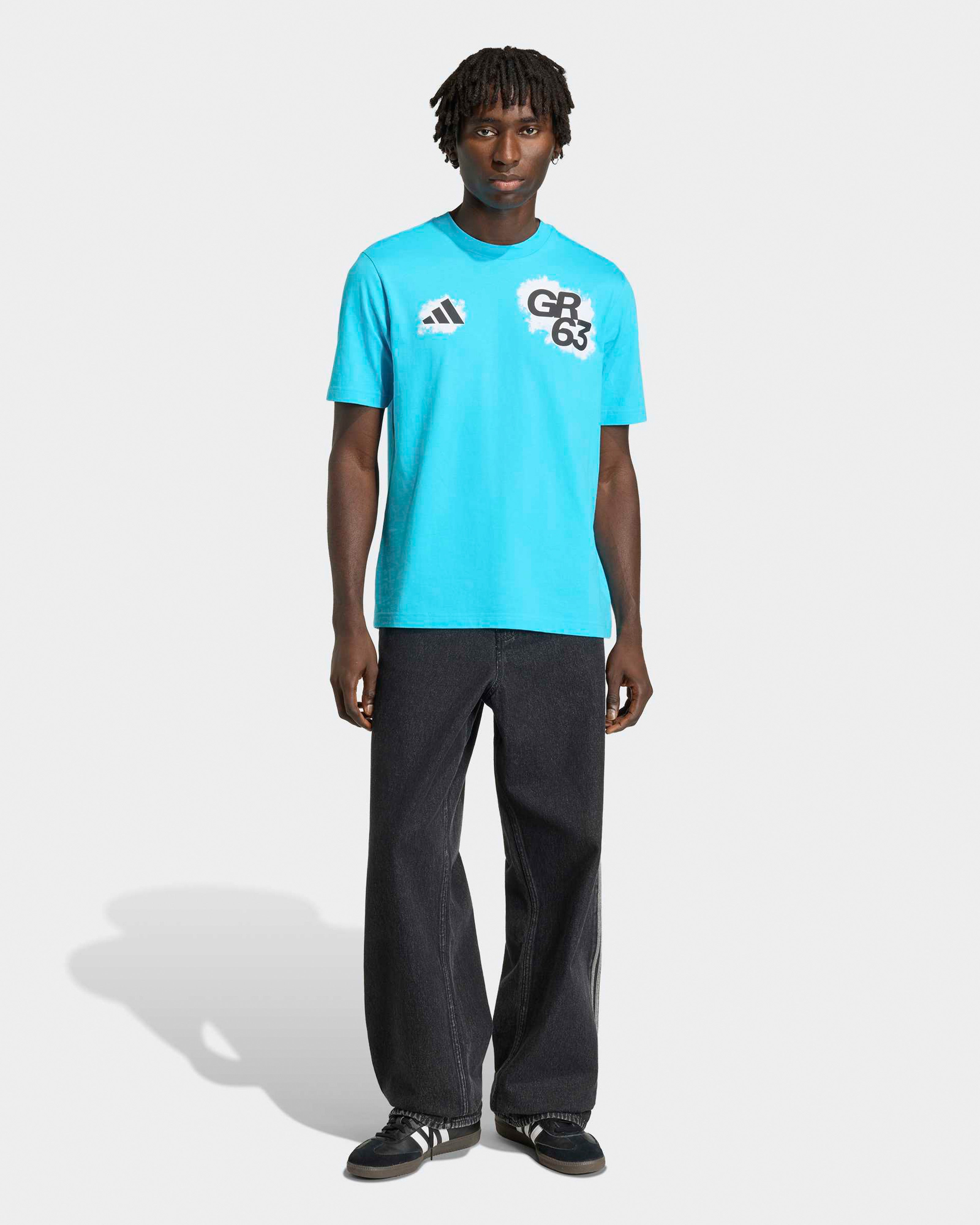 Mens George Russell T-shirt Blue