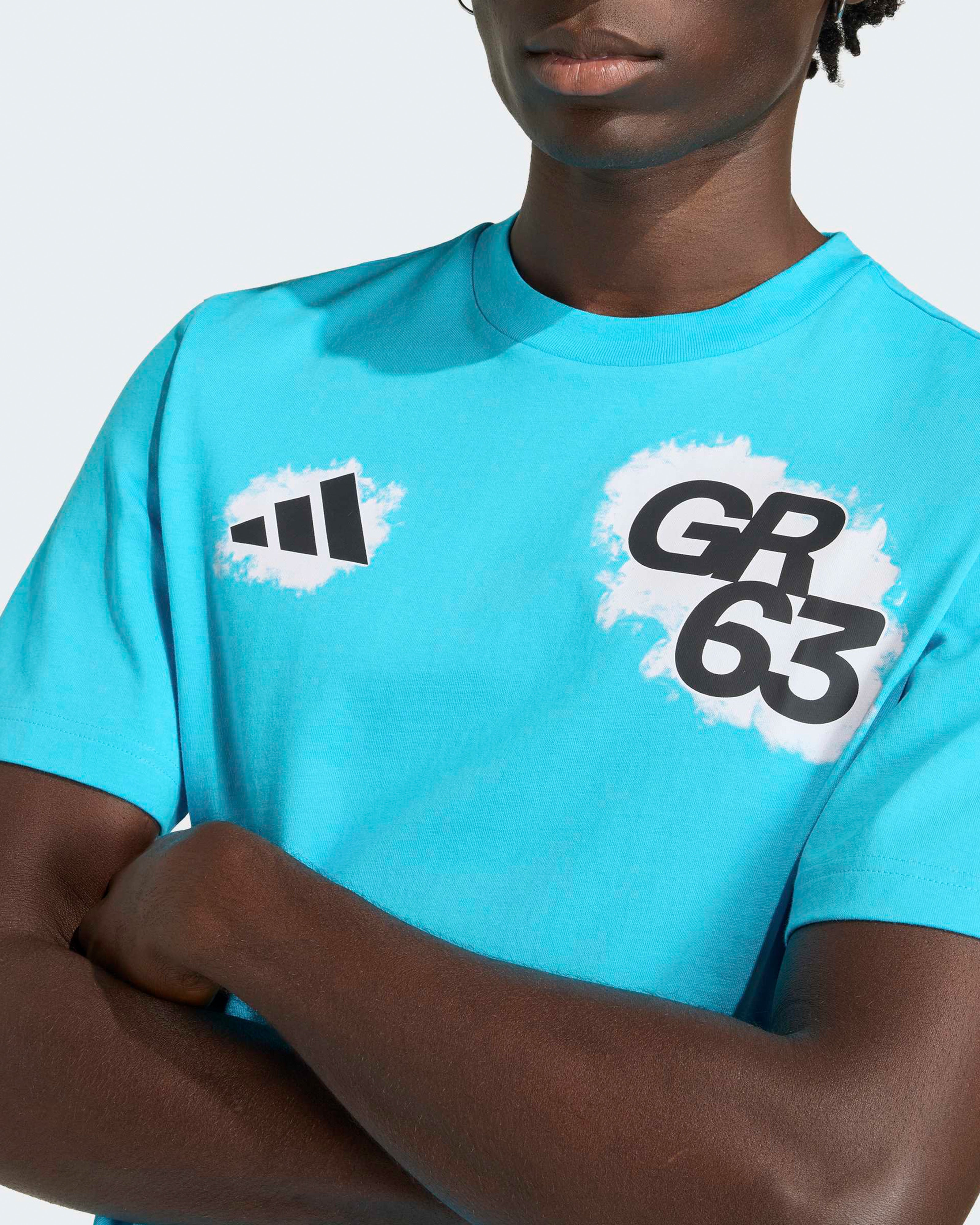 Mens George Russell T-shirt Blue