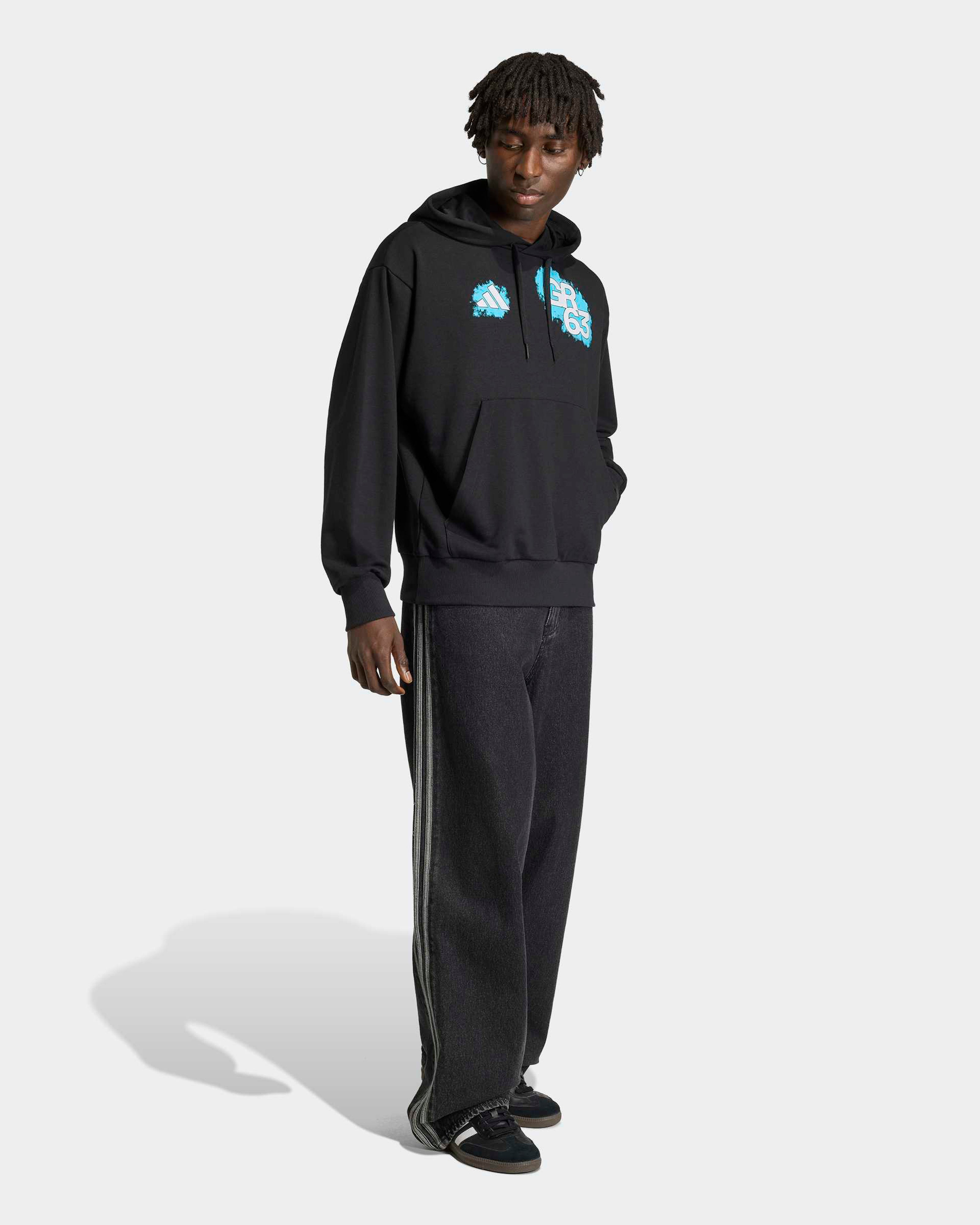 2026 George Russell Men's Hoodie Black | Mercedes-AMG PETRONAS F1