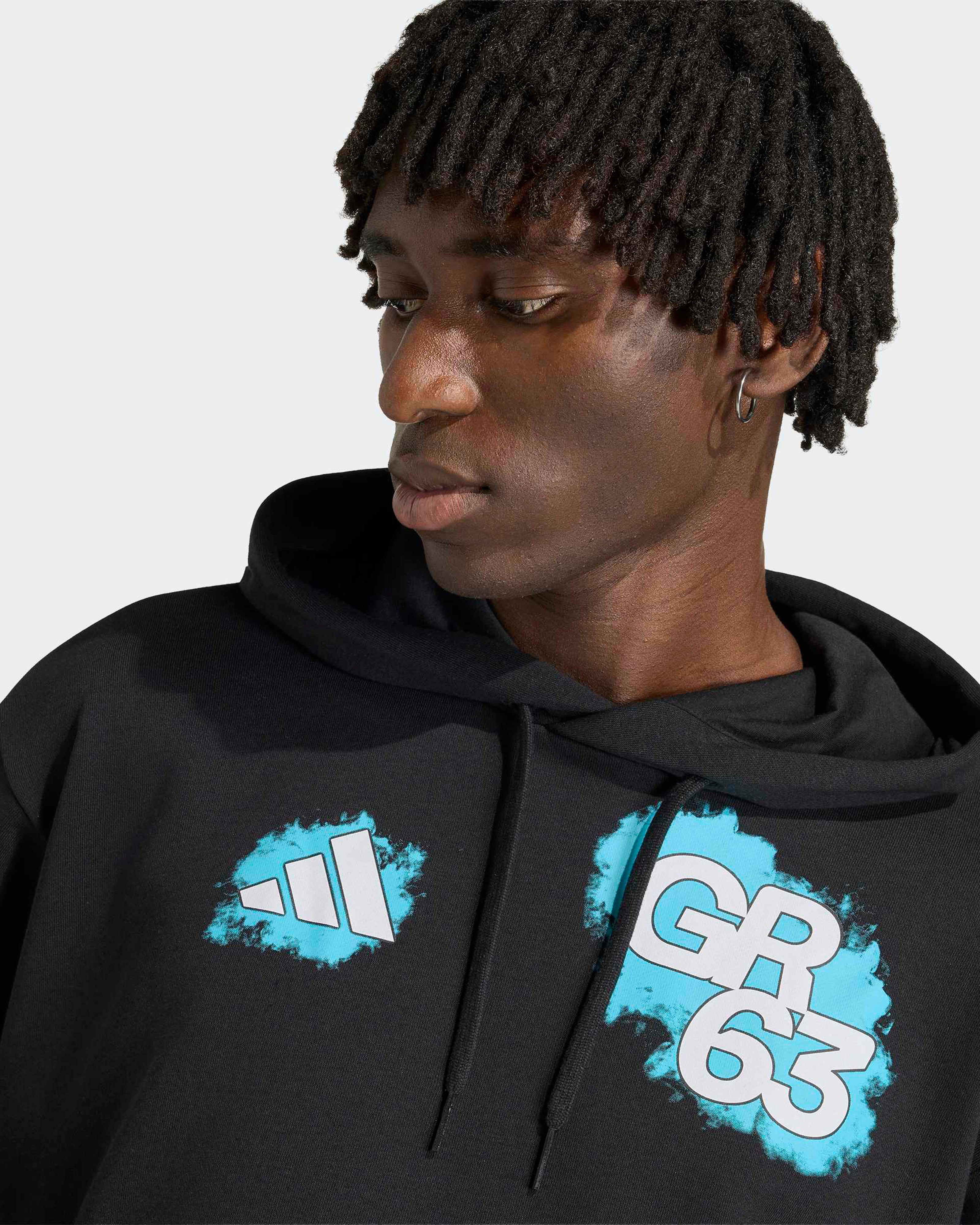 2026 George Russell Men's Hoodie Black | Mercedes-AMG PETRONAS F1
