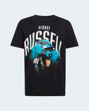 Kids George Russell Graphic T-shirt Black