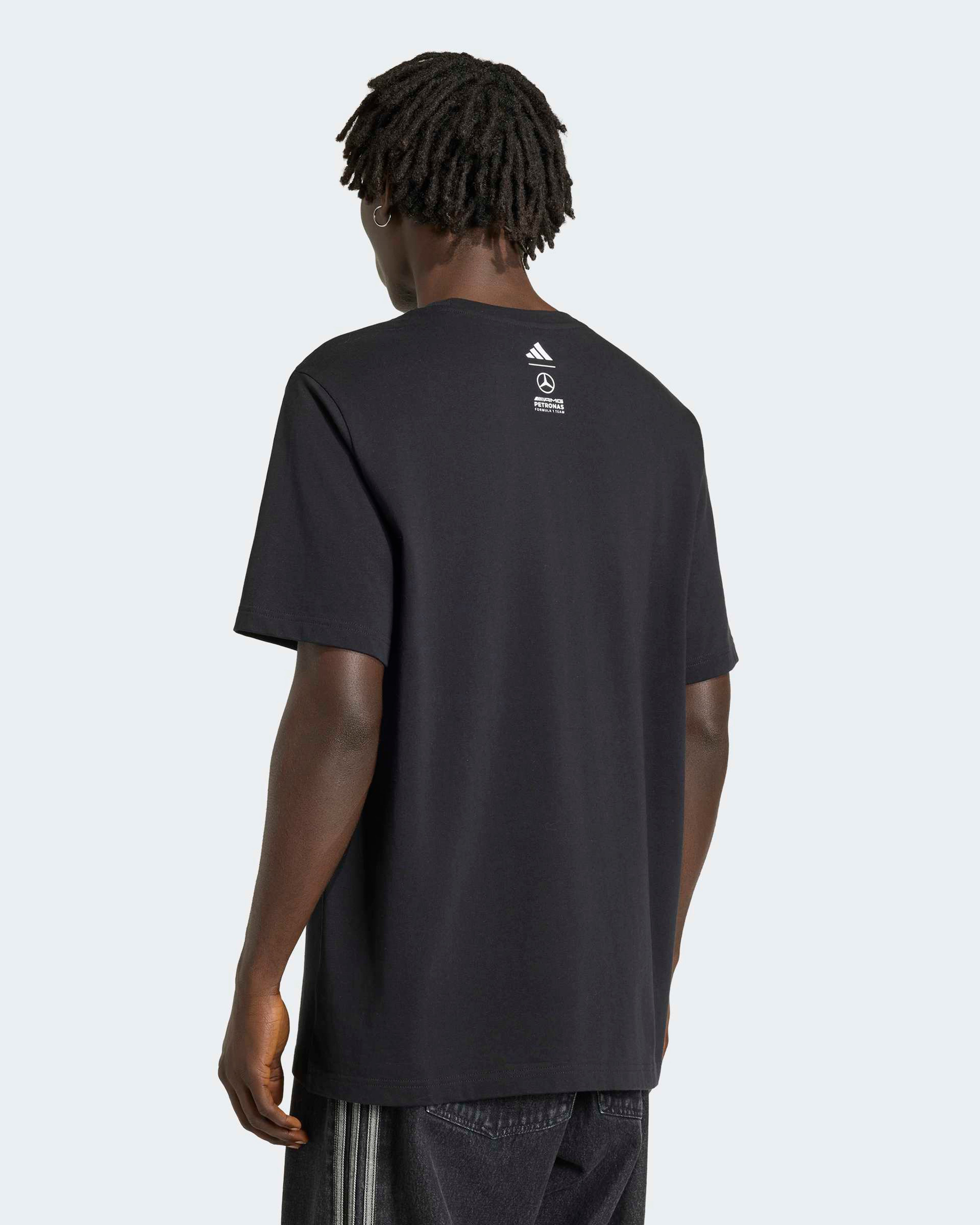 Mens George Russell Graphic T-shirt Black