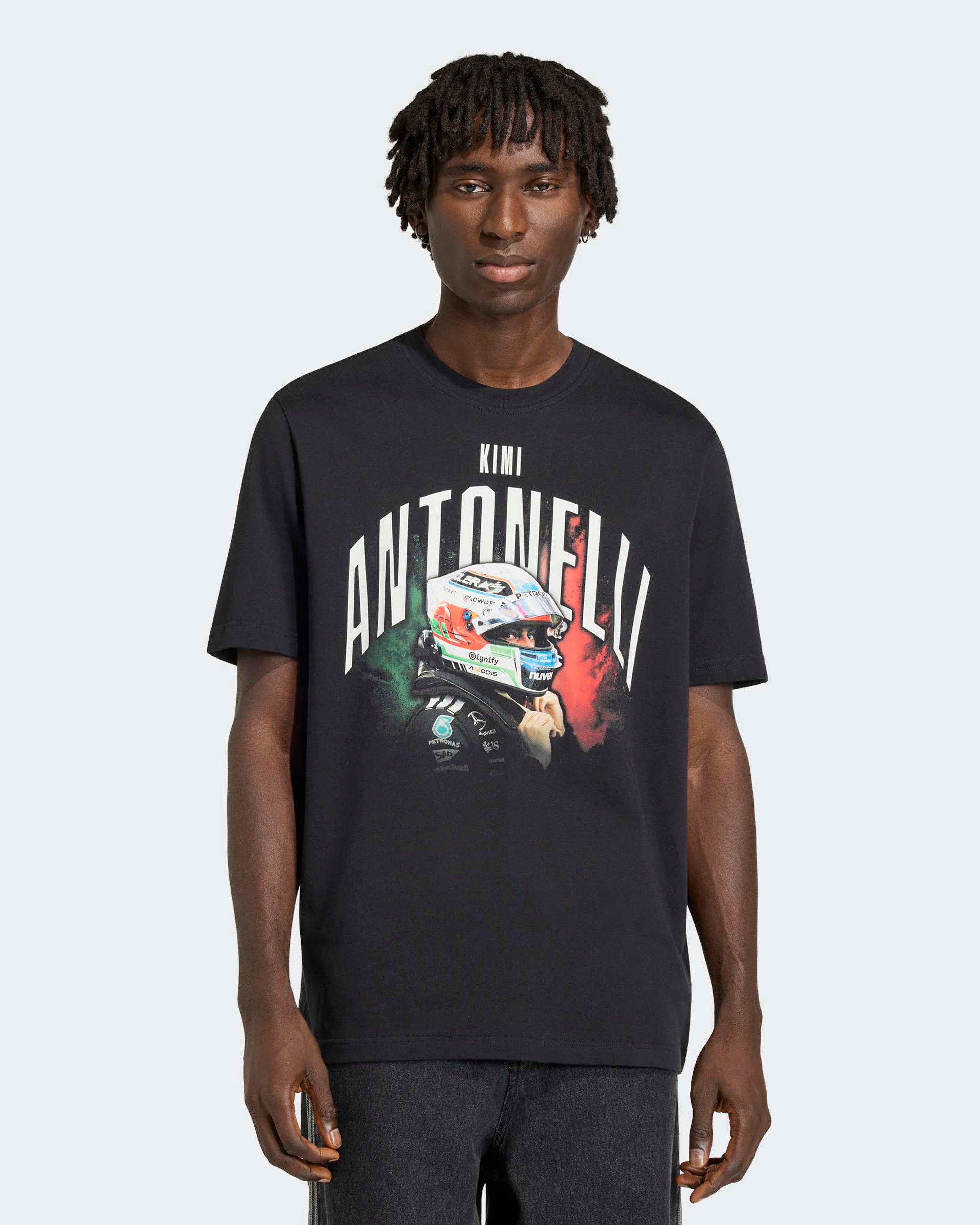 2026 Kimi Antonelli T-shirt - Black | Mercedes-AMG PETRONAS F1