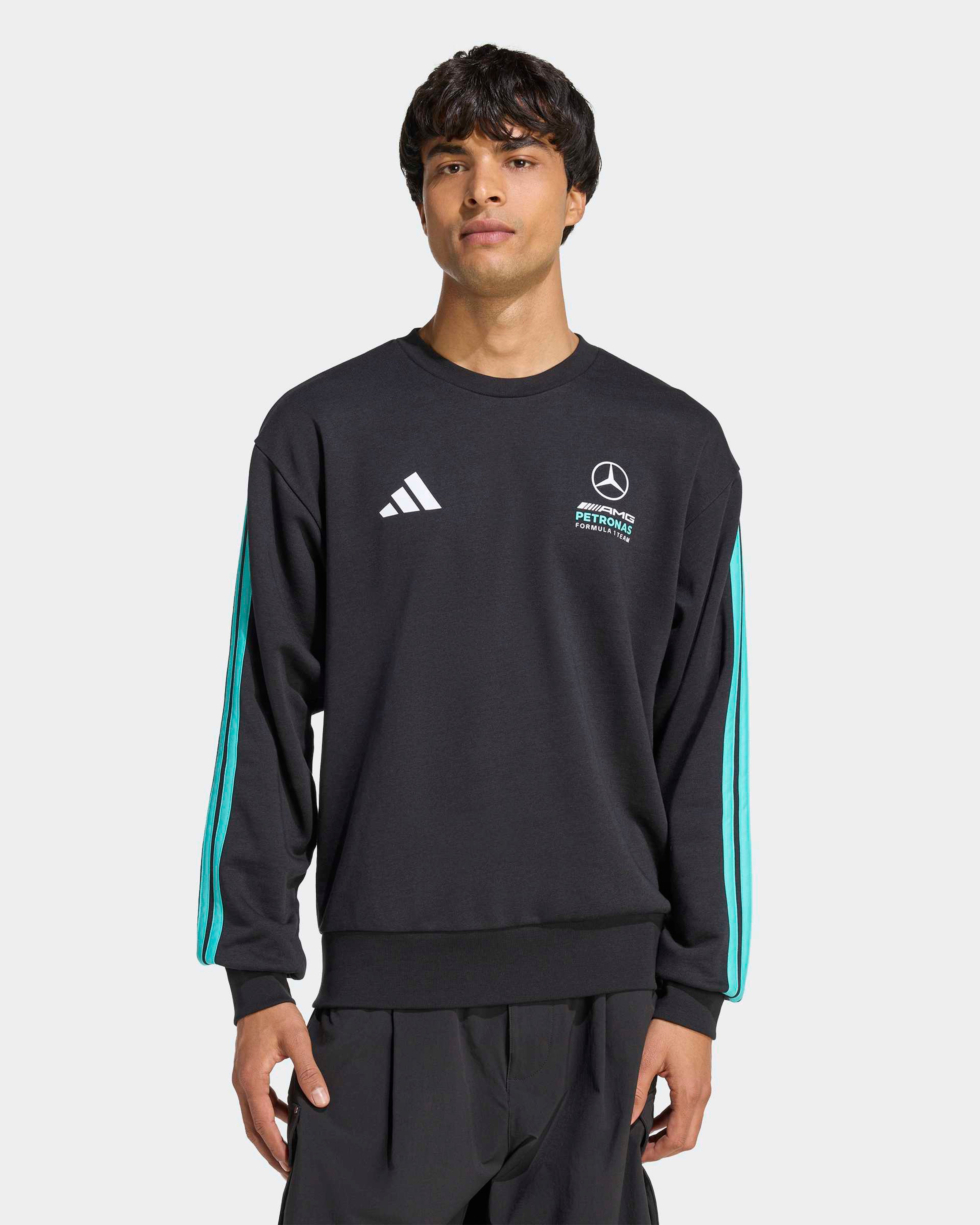 Mens DNA Sweat Top Black