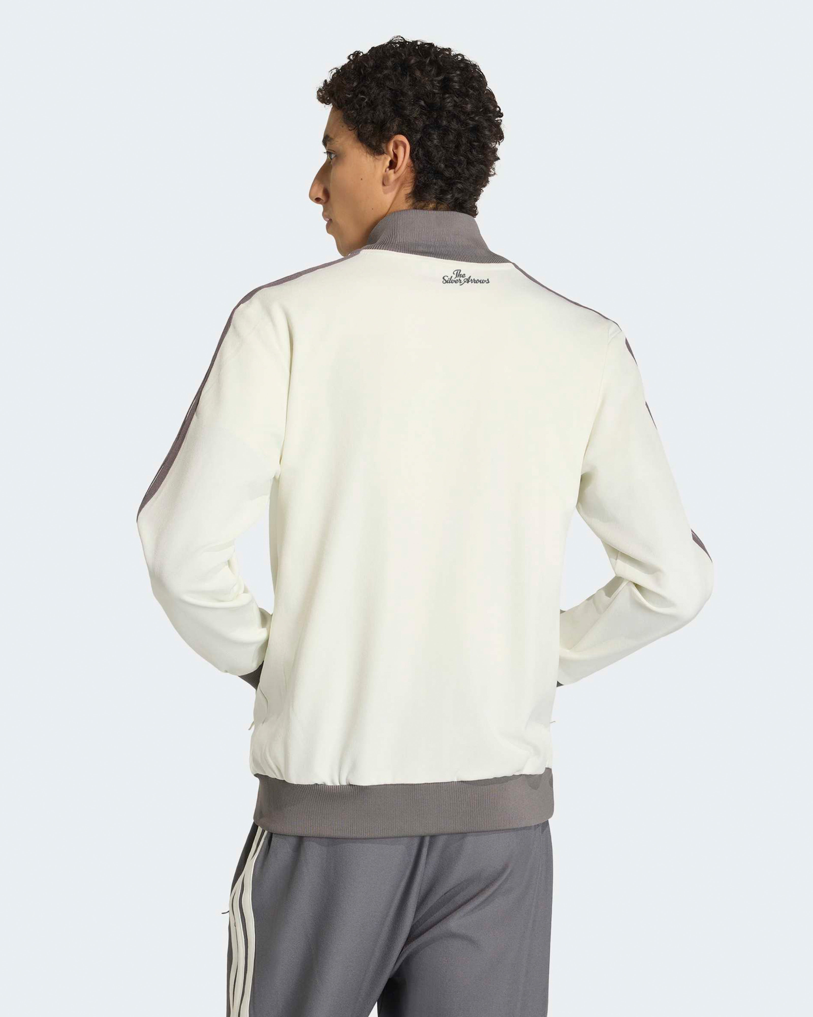Mens Silver Arrows Icon Track Top Off White