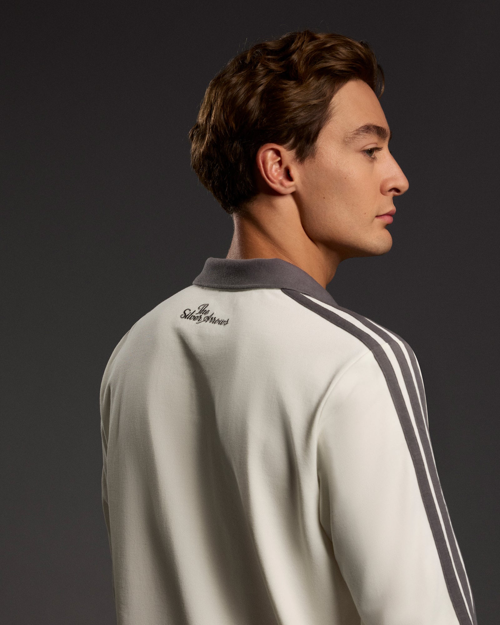 Mens Silver Arrows Icon Polo Off White