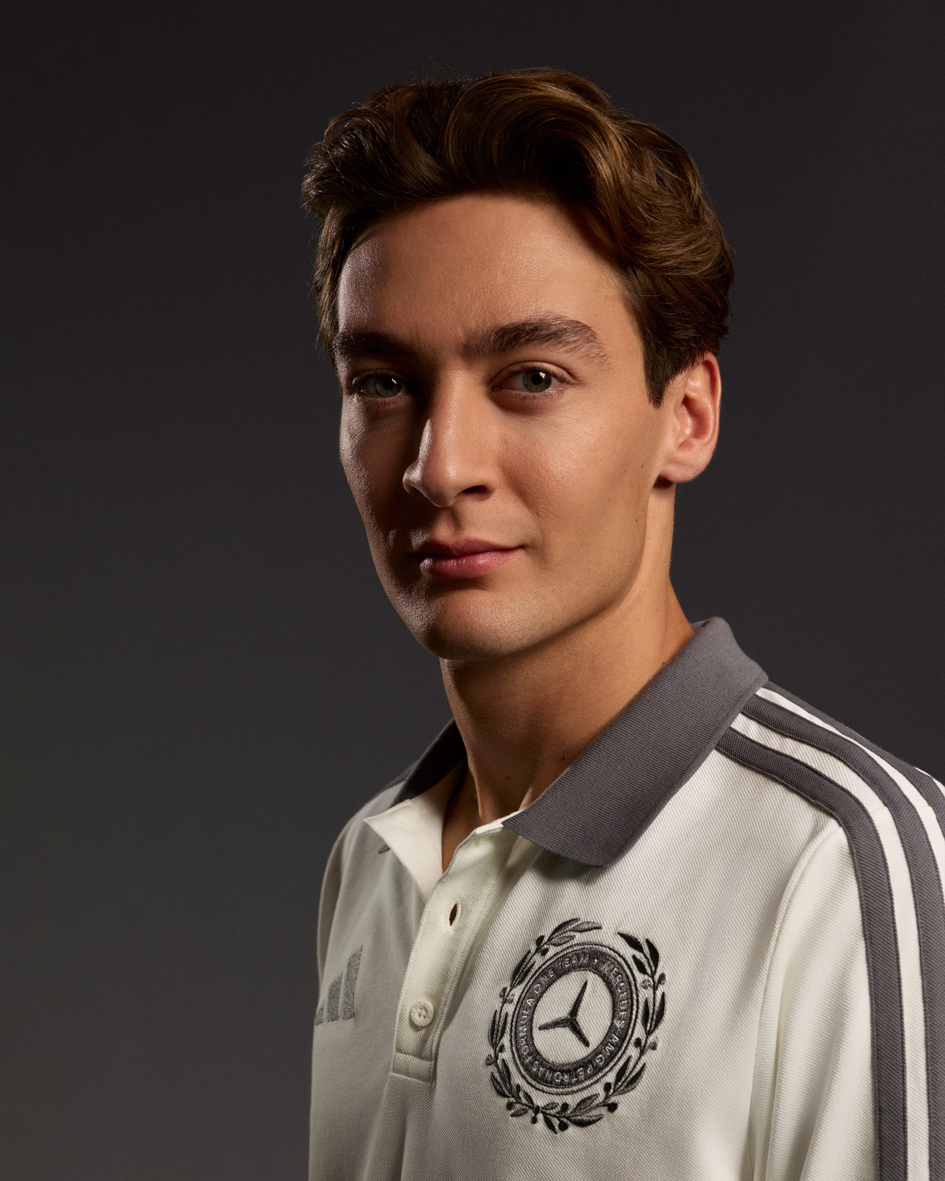 2026 Men's Silver Arrows Icon Polo - Off White | Mercedes-AMG