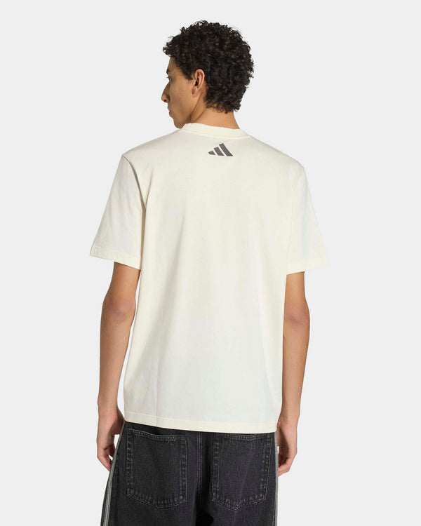 Mens Silver Arrows Heritage Logo T-shirt Off White