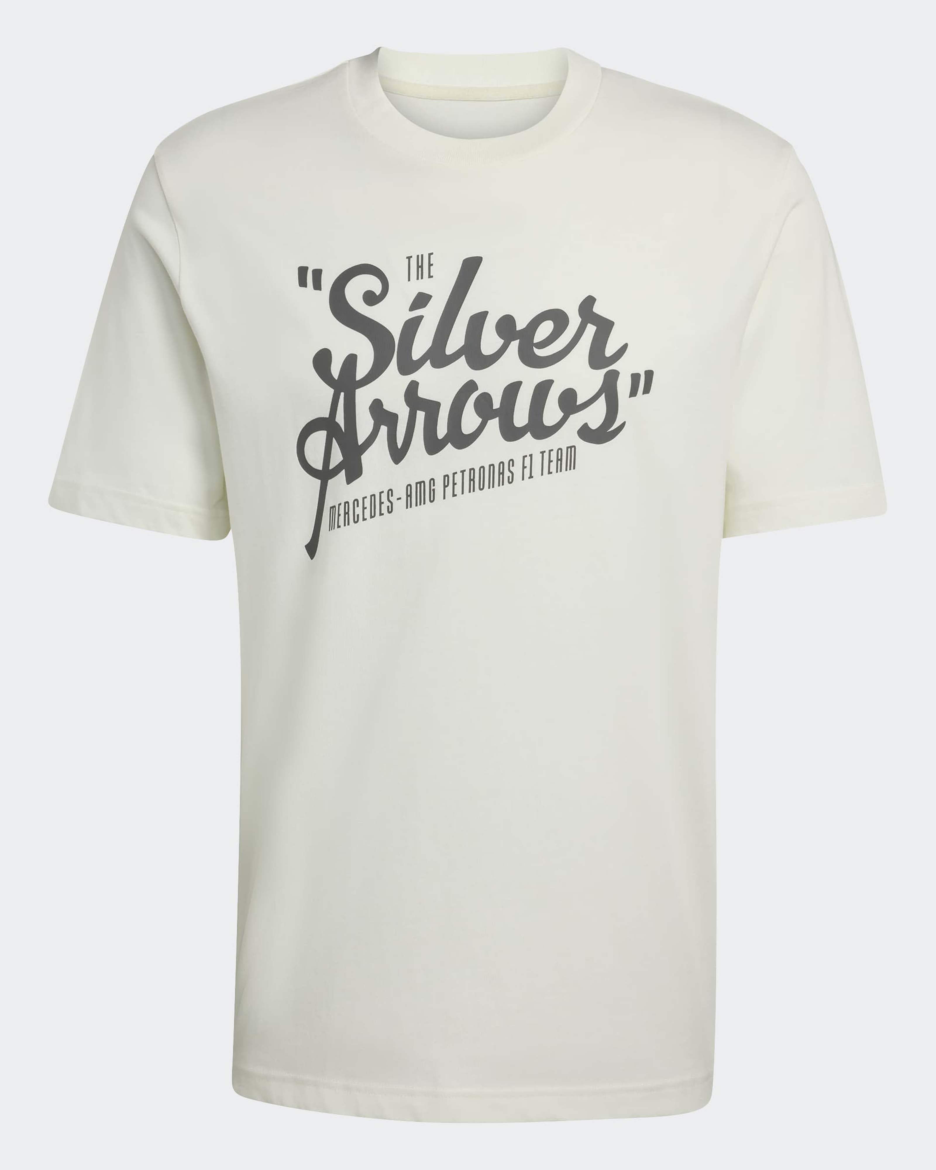 Mens Silver Arrows Heritage T-shirt Off White