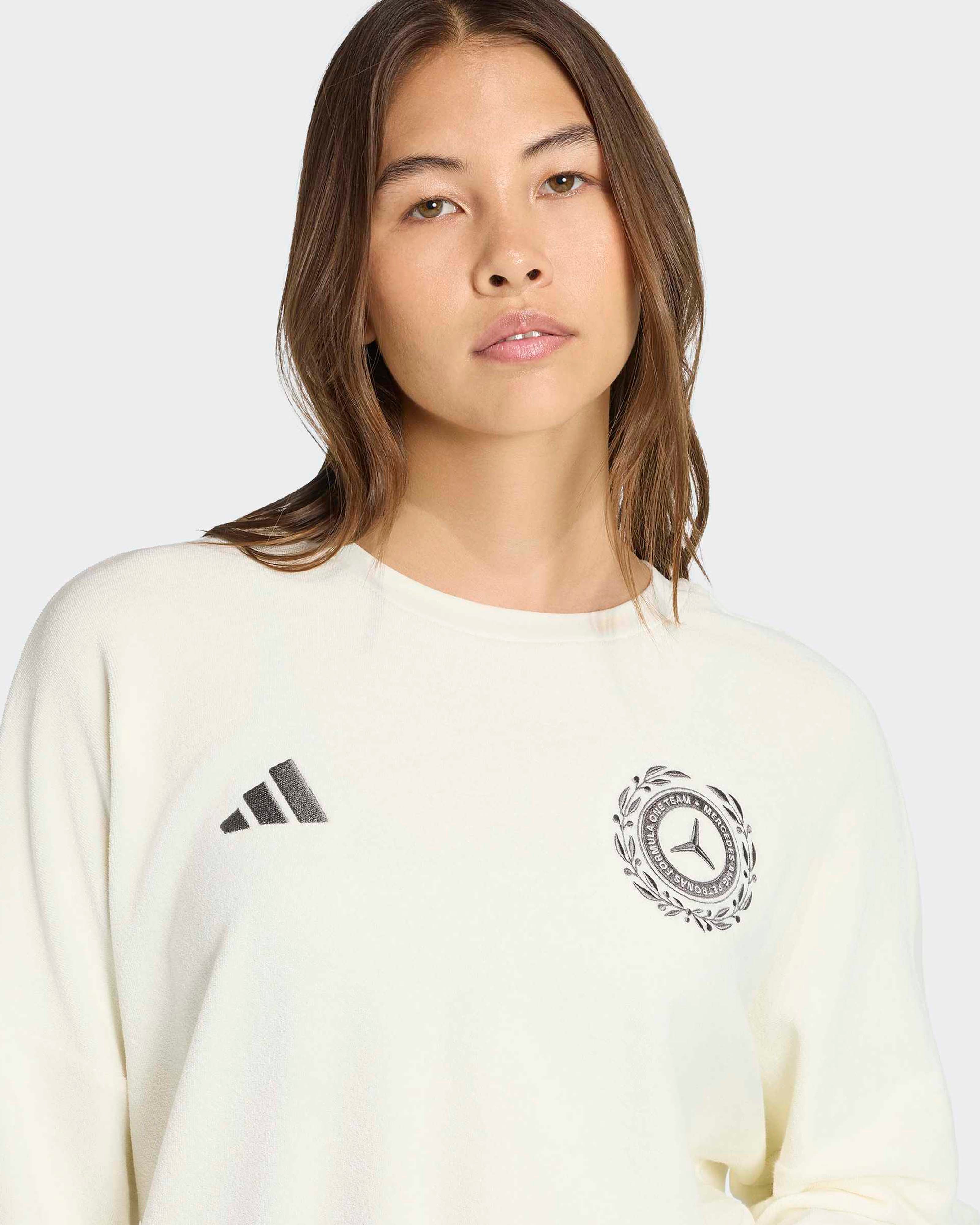 Womens Silver Arrows Heritage Sweatshirt Off White
