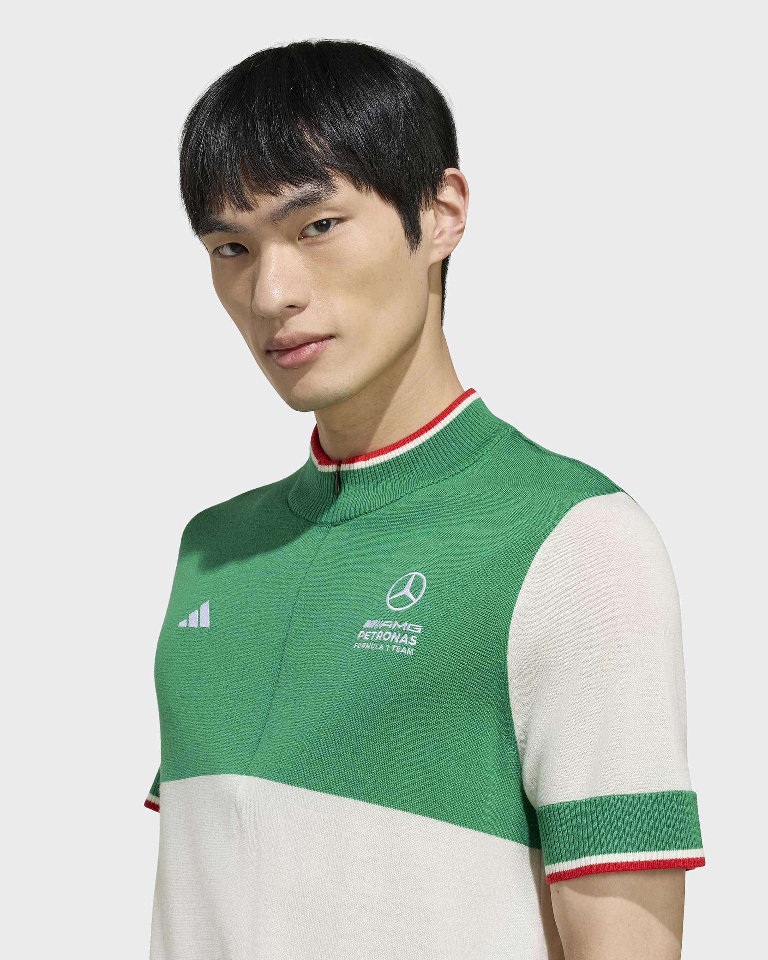 Mens Giro Di Mercedes Merino Top Italy Green