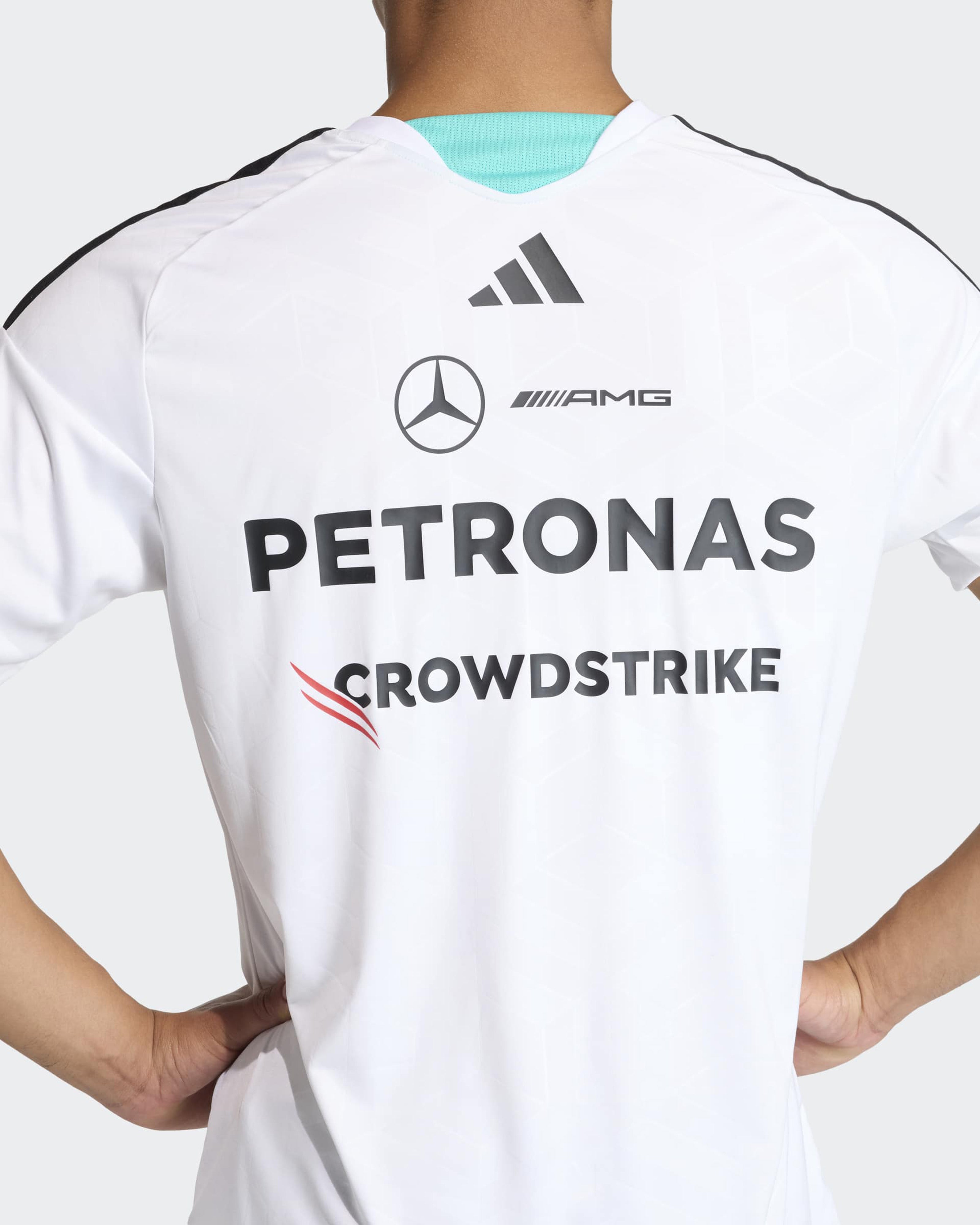 Men's 2026 Team Driver Tee - White | Mercedes-AMG PETRONAS F1