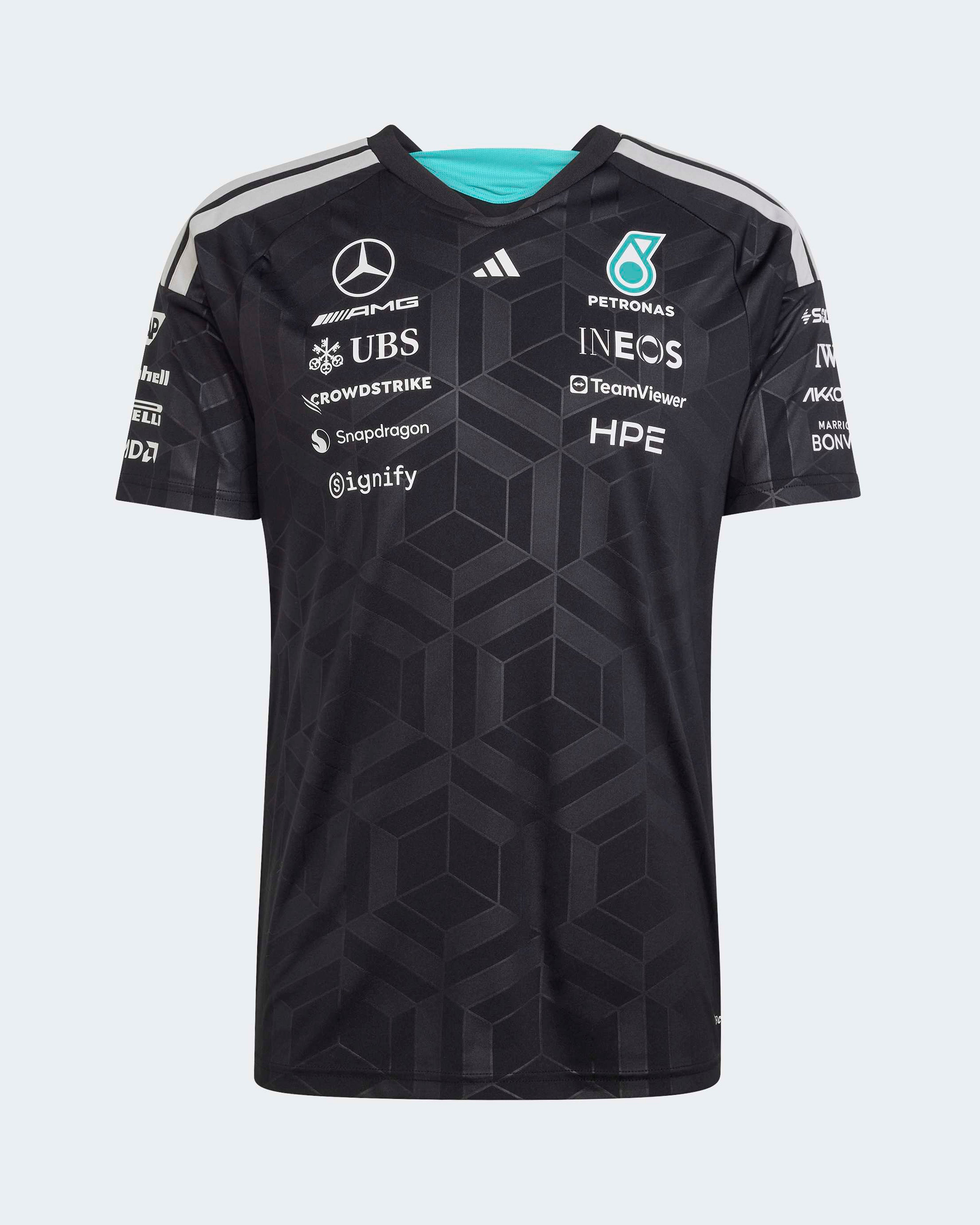 Men's 2026 Team Driver T-shirt - Black | Mercedes-AMG PETRONAS F1