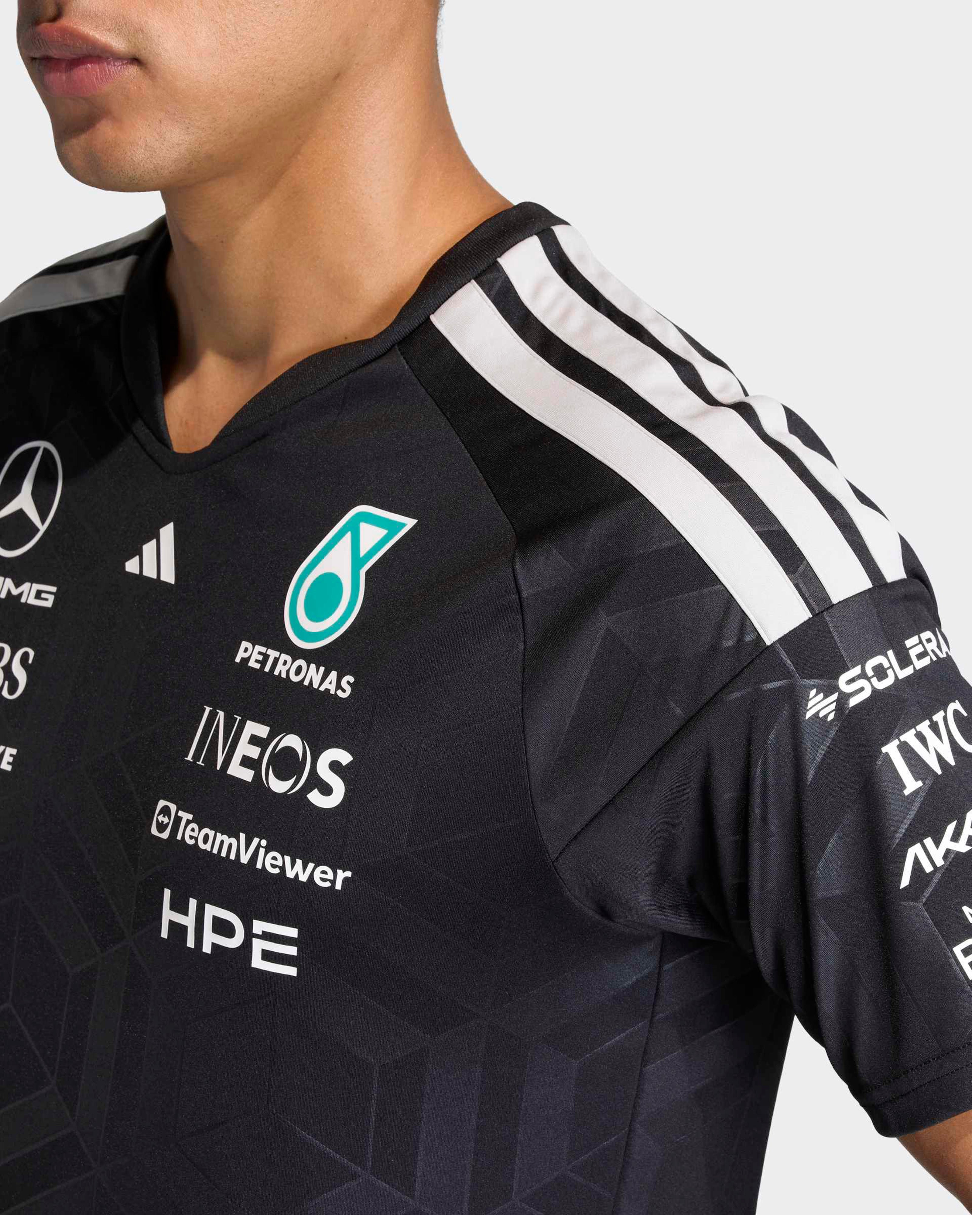 Men's 2026 Team Driver T-shirt - Black | Mercedes-AMG PETRONAS F1
