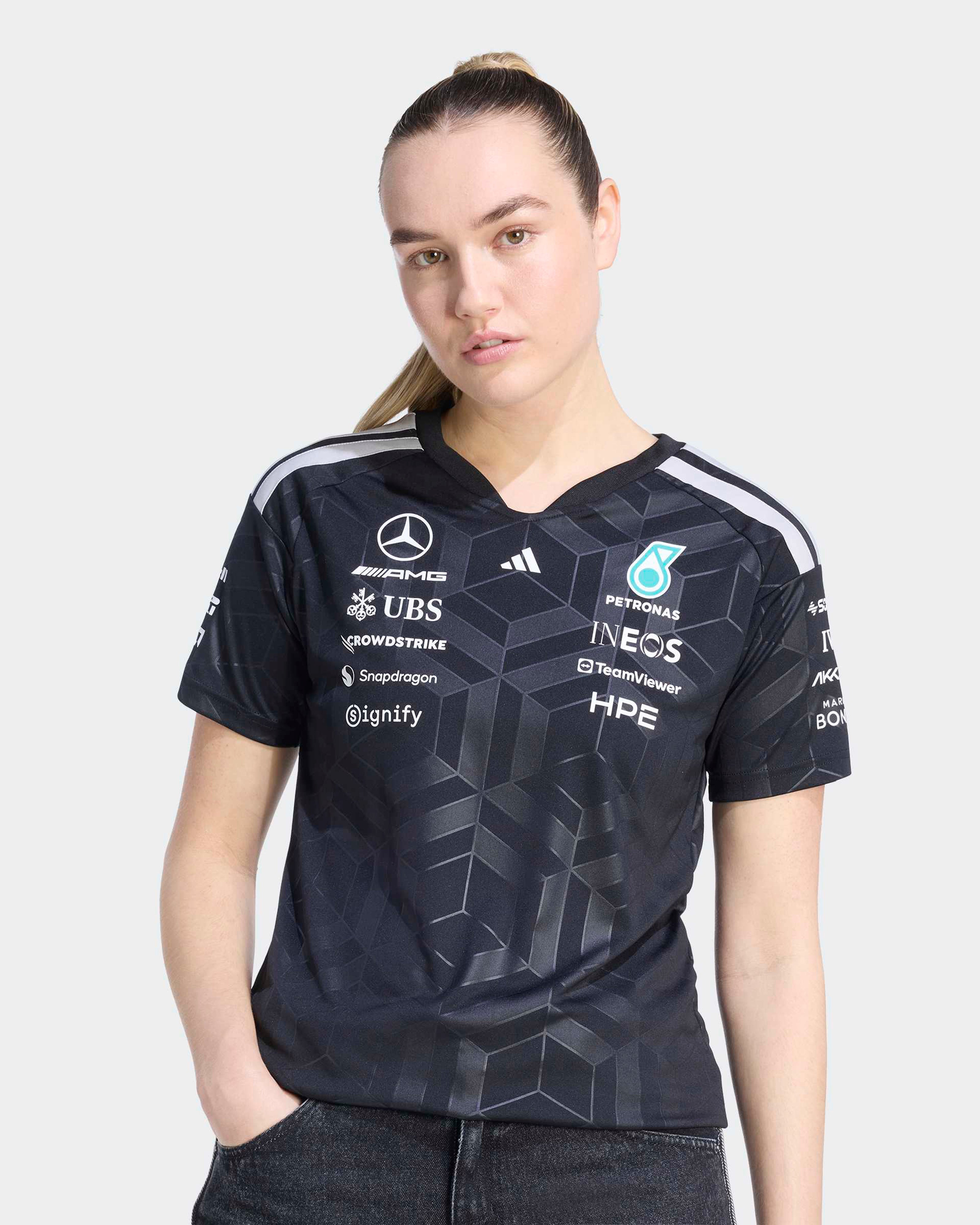 Mercedes-AMG PETRONAS F1 Women's 2026 Team Driver Tee - Black