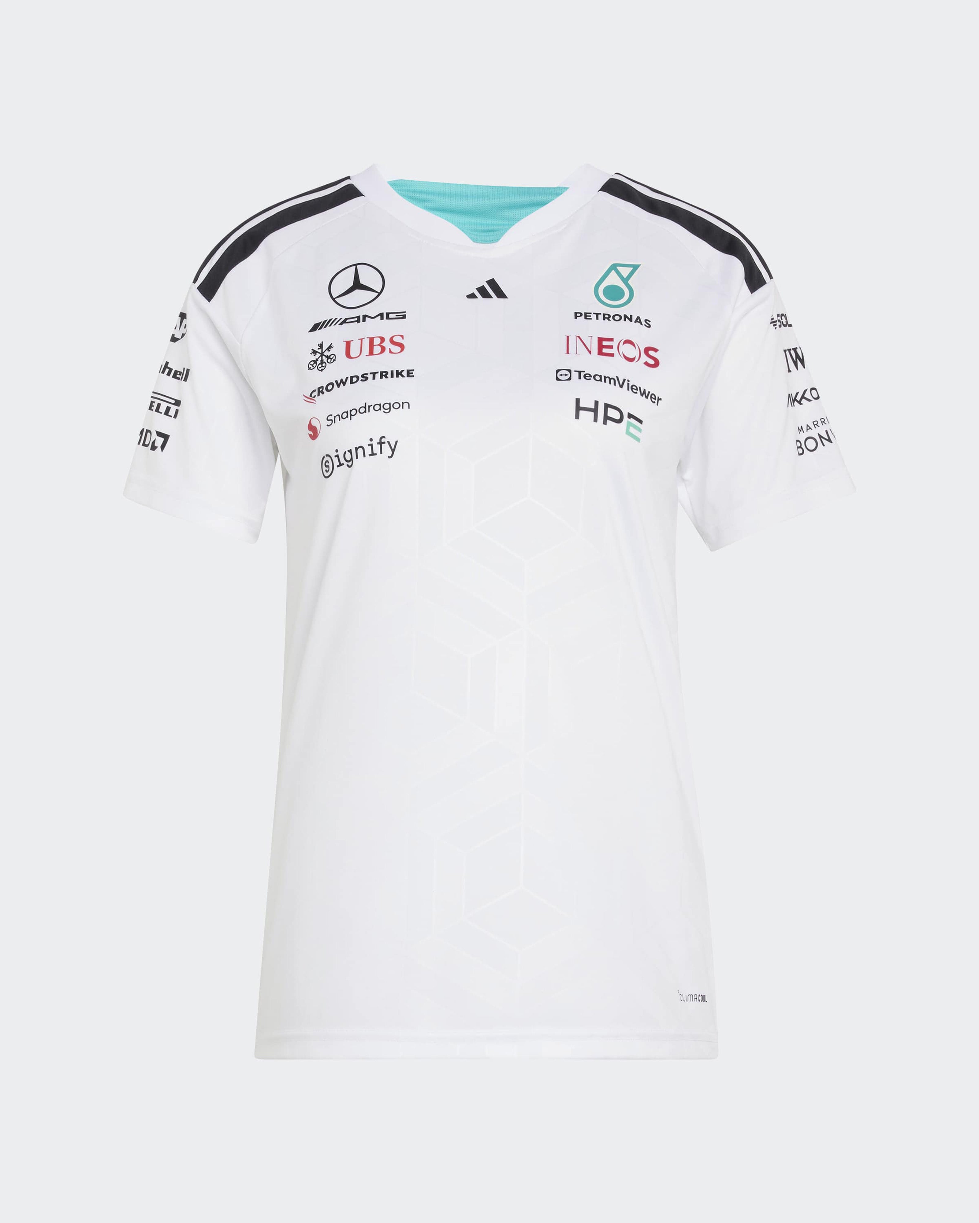Women's 2026 Team Driver Tee - White | Mercedes-AMG PETRONAS F1