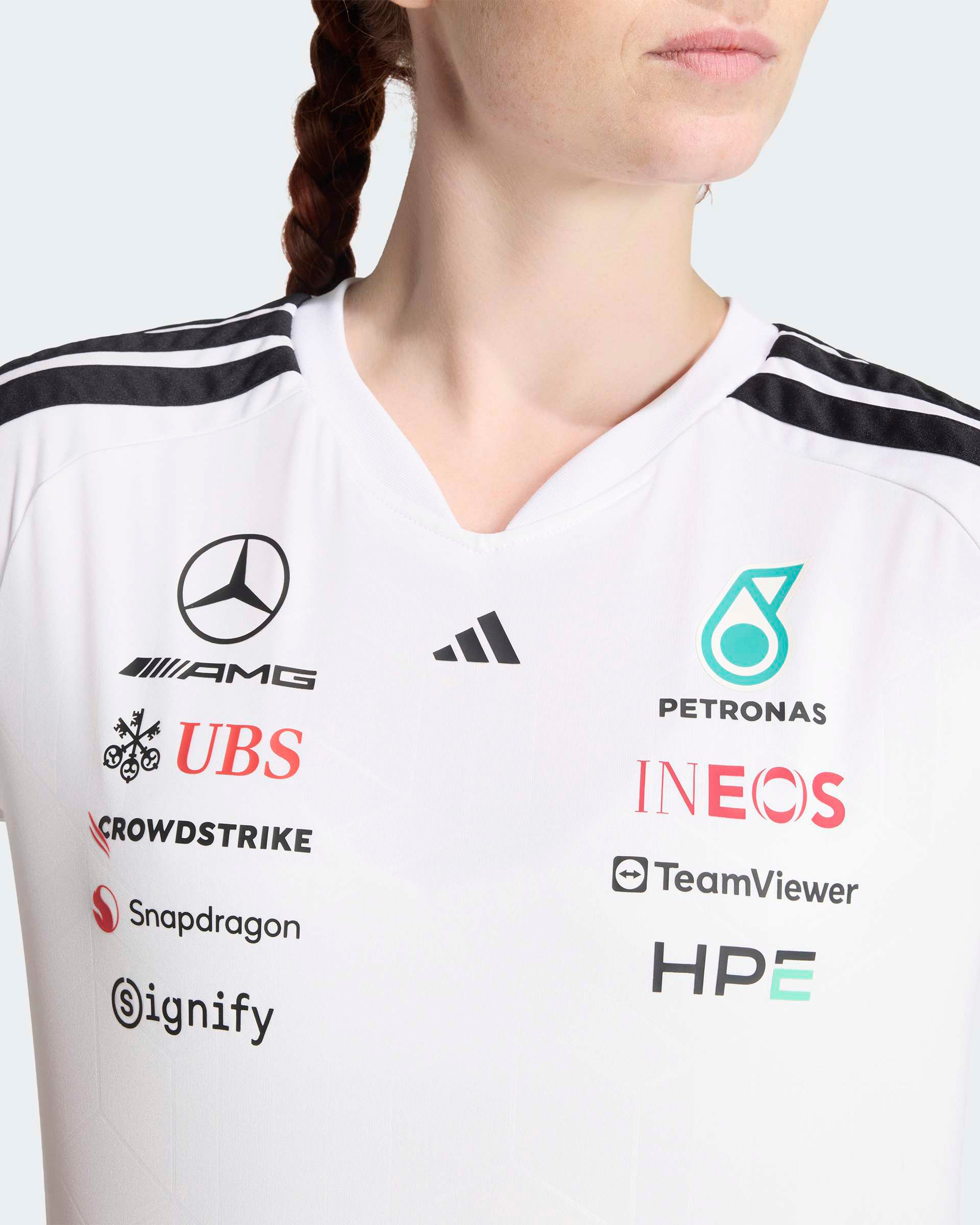 Womens 2026 Team Driver Tee White