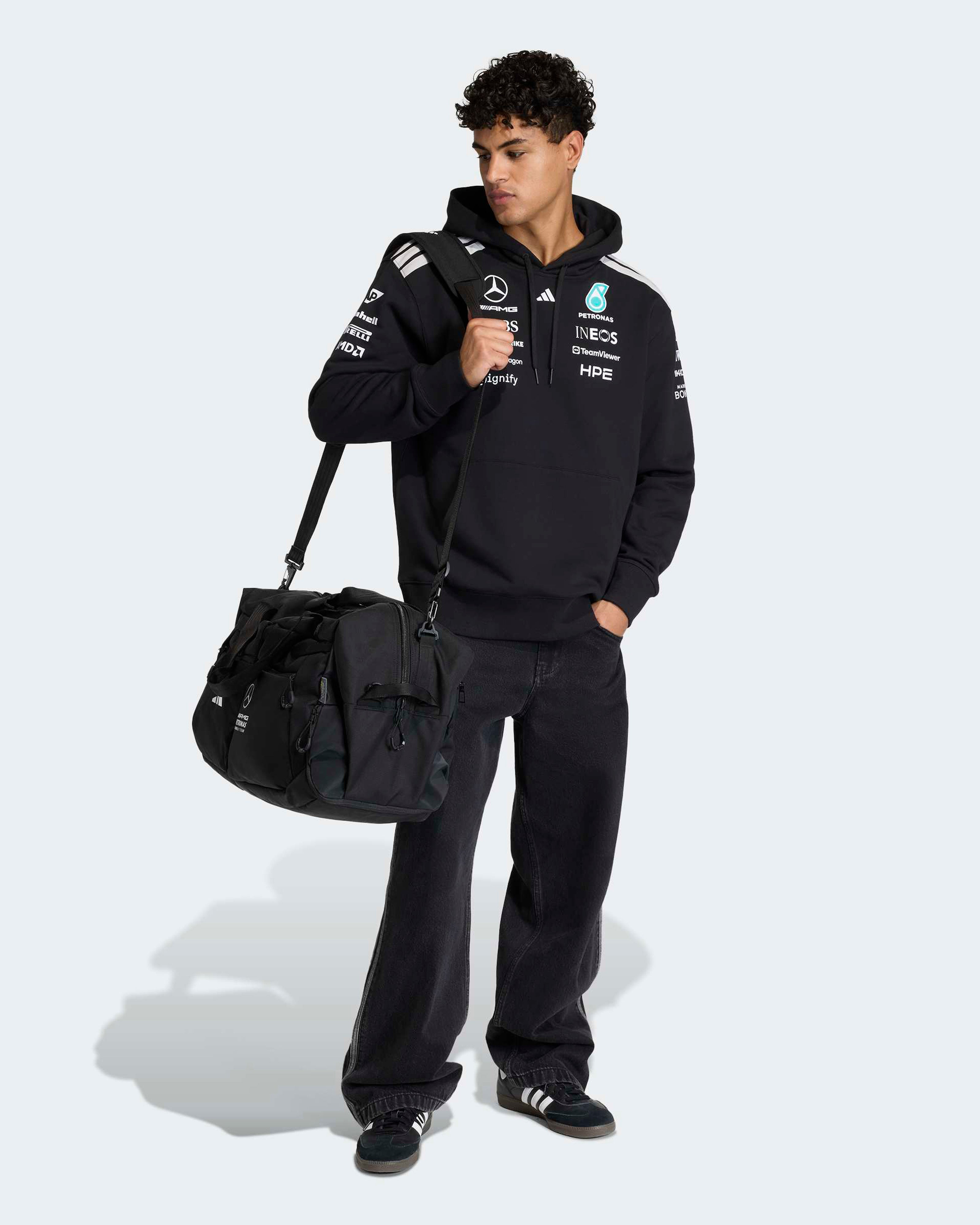 Men's 2026 Team Hoodie - Black | Official Mercedes-AMG PETRONAS F1