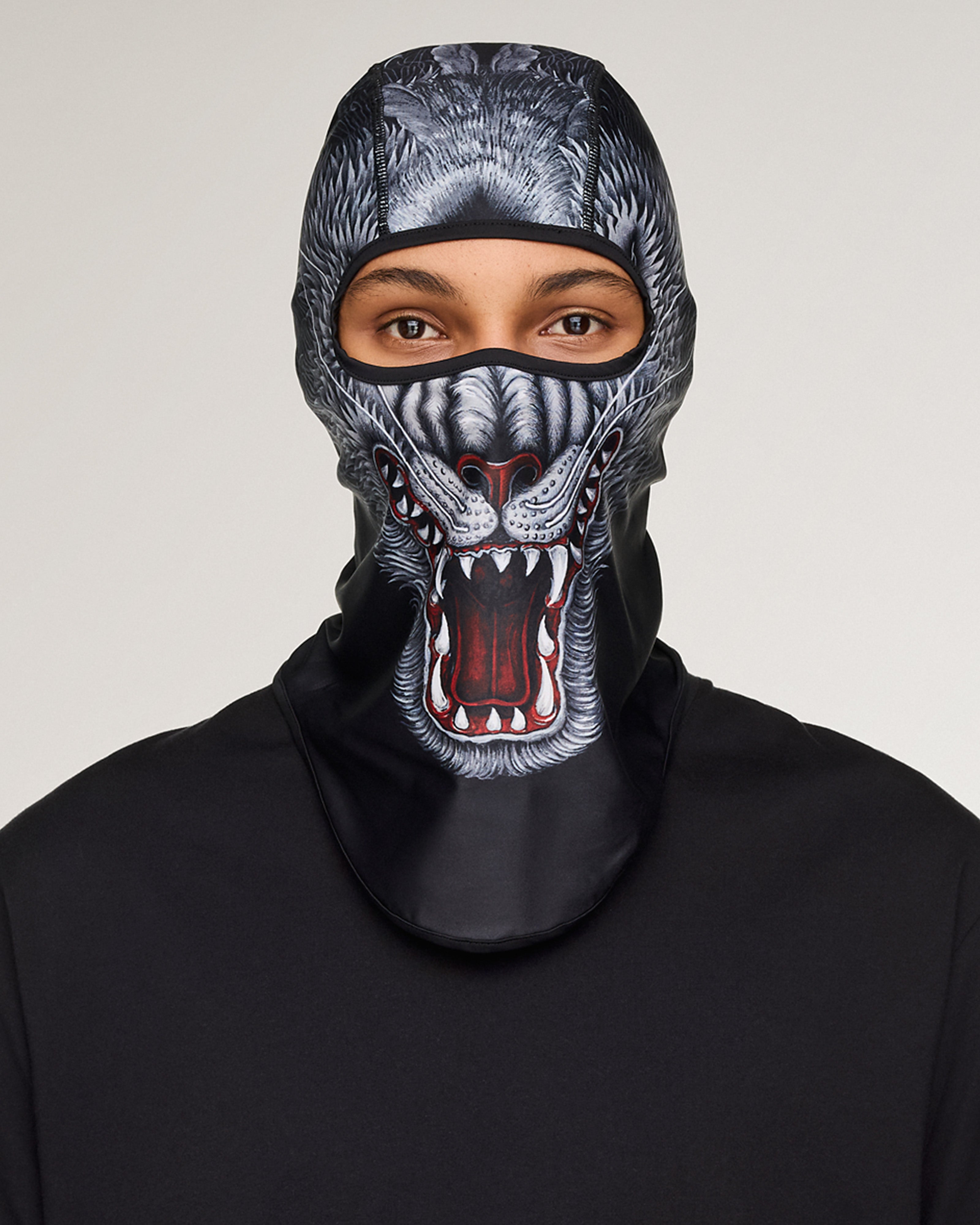 アクセサリー Y-3 MER BALACLA 2026 Y-3 Wolf Balaclava - Black | Mercedes-AMG PETRONAS F1