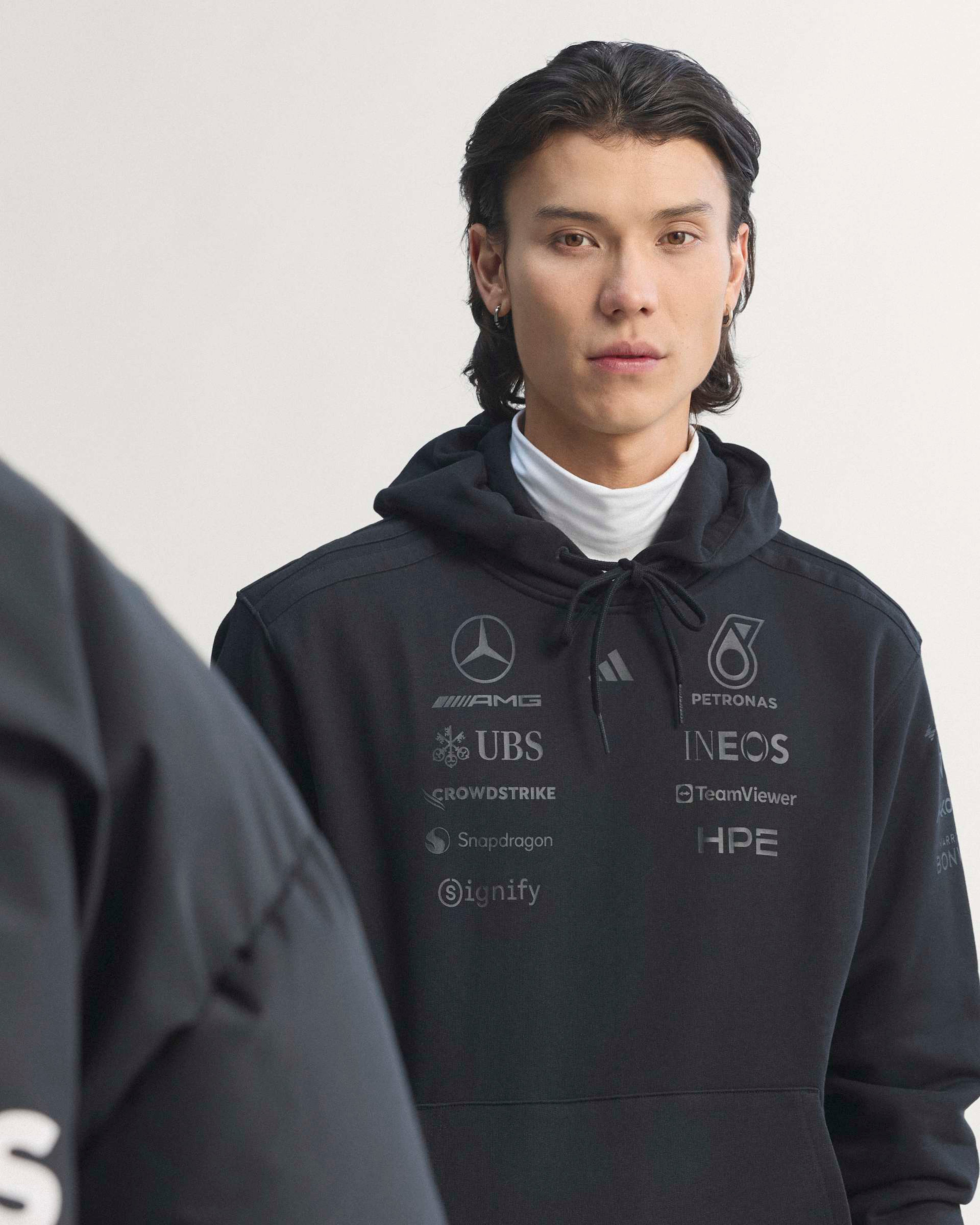 2026 Men's Lights Out Hoodie - Black | Mercedes-AMG PETRONAS F1