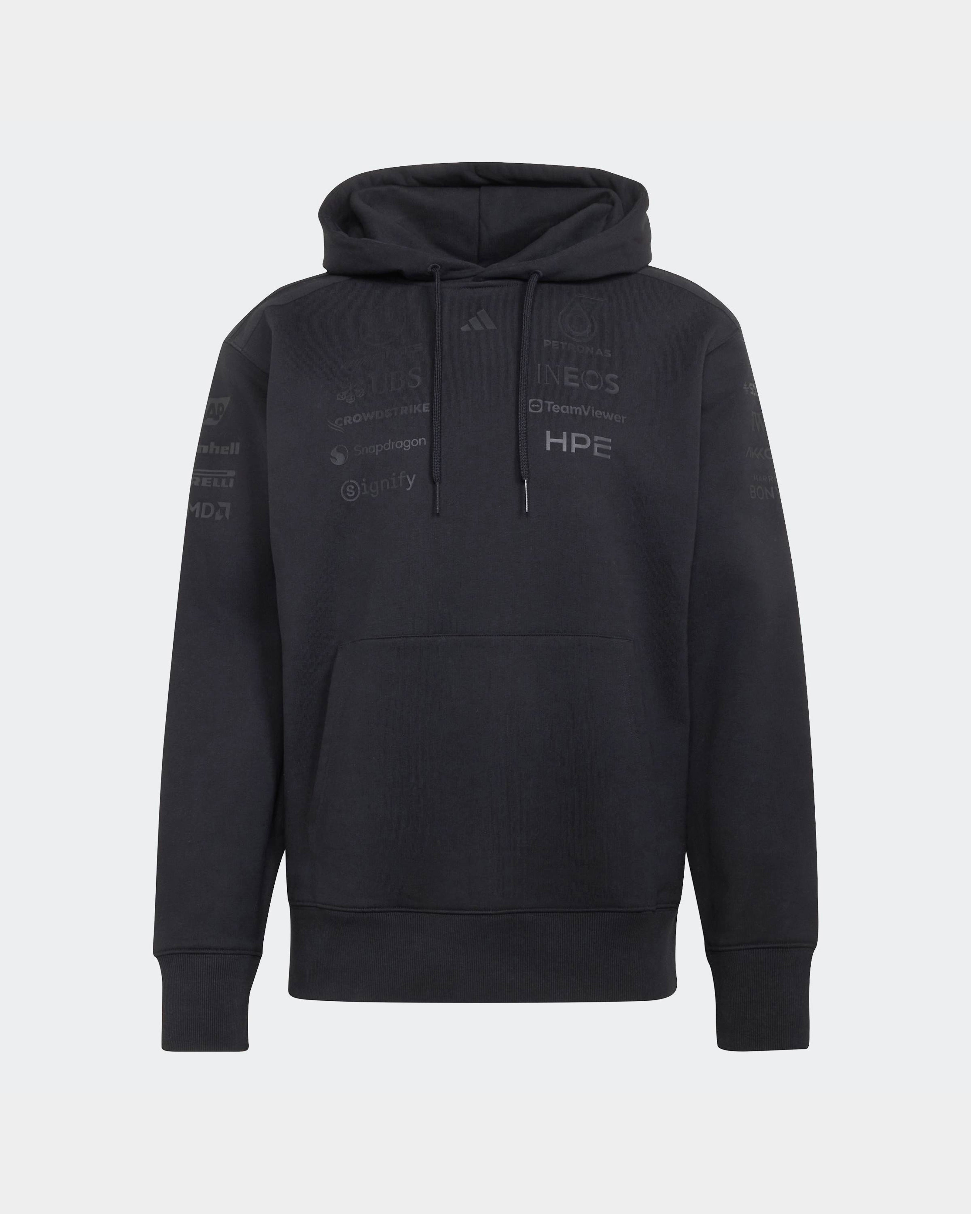 2026 Men's Lights Out Hoodie - Black | Mercedes-AMG PETRONAS F1