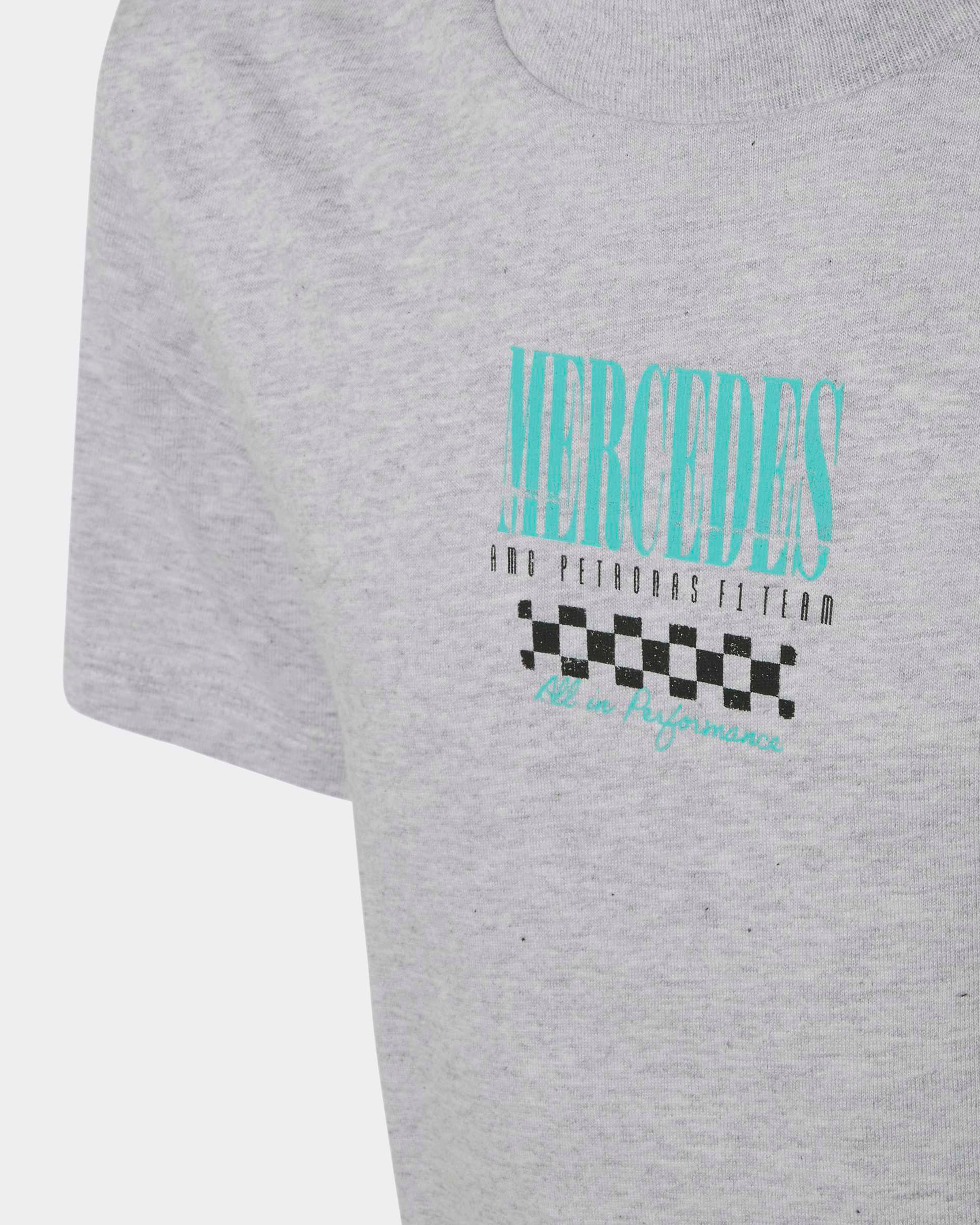 Kids Graphic Race T-shirt Grey