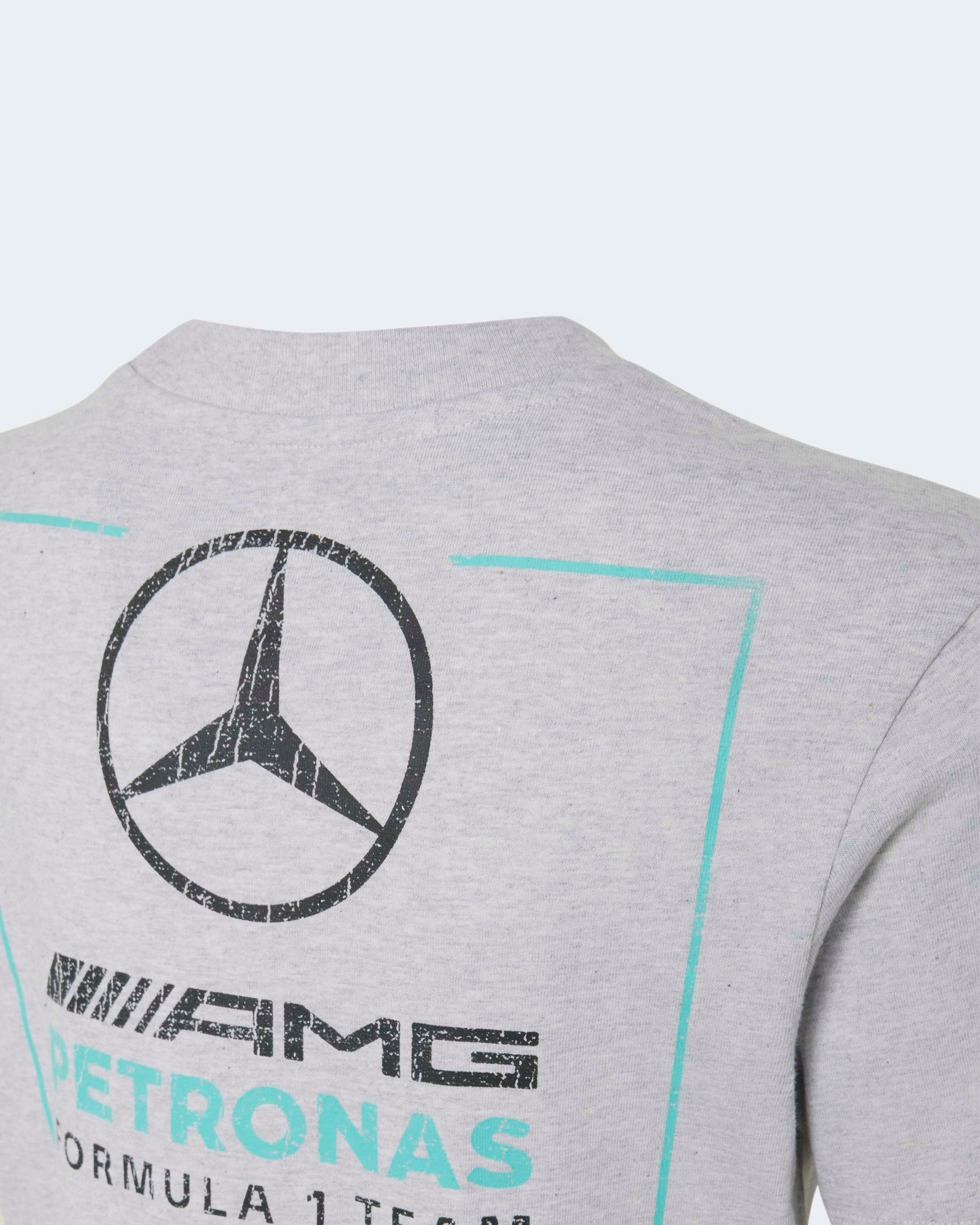 Kids Graphic Race T-shirt Grey