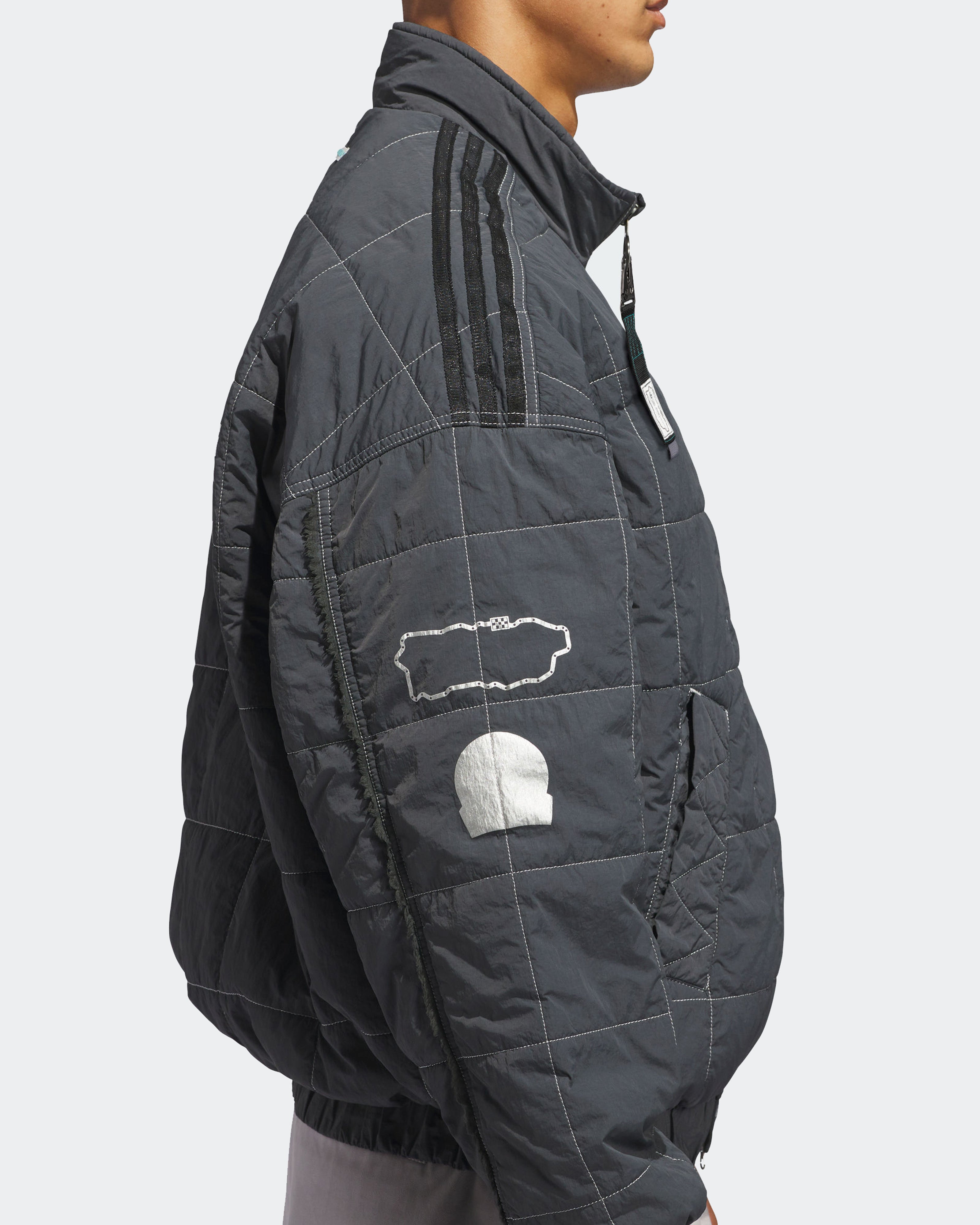 adidas para Bad Bunny x Mercedes-AMG F1 Racing Jacket Grey