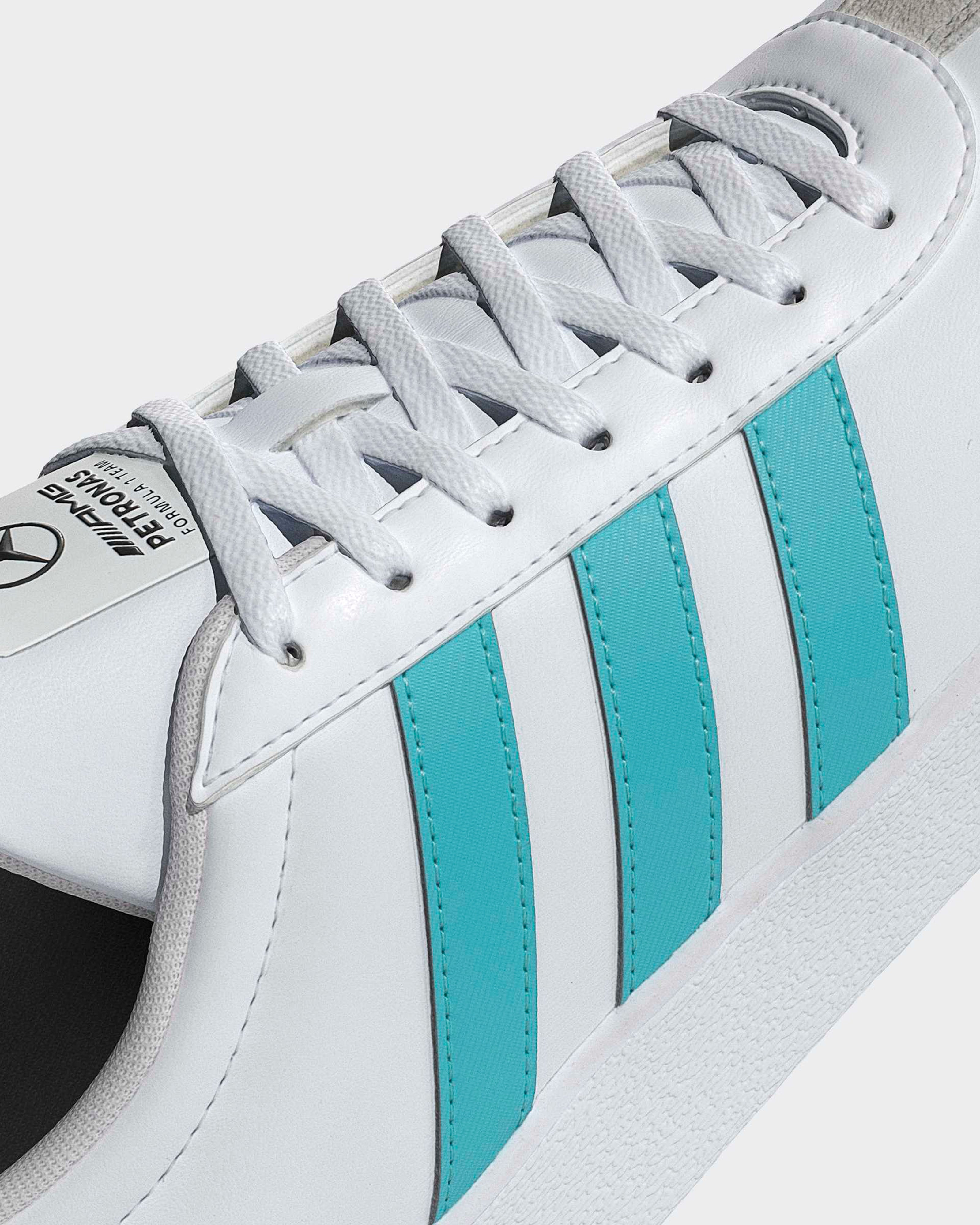 2026 adidas VL Court Shoes White | Official Mercedes-AMG PETRONAS