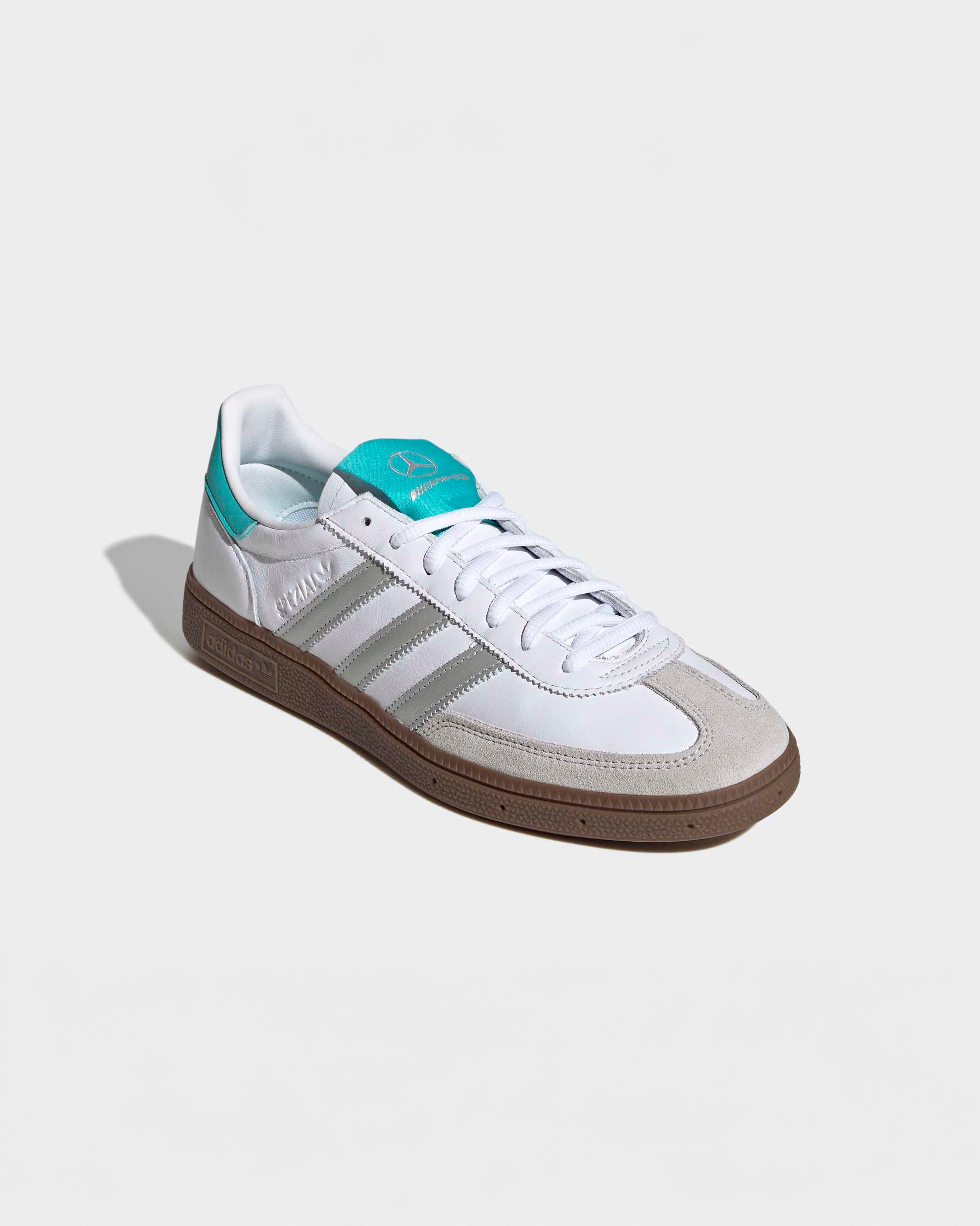 2026 Men's Handball Spezial Shoes - White | Mercedes-AMG PETRONAS
