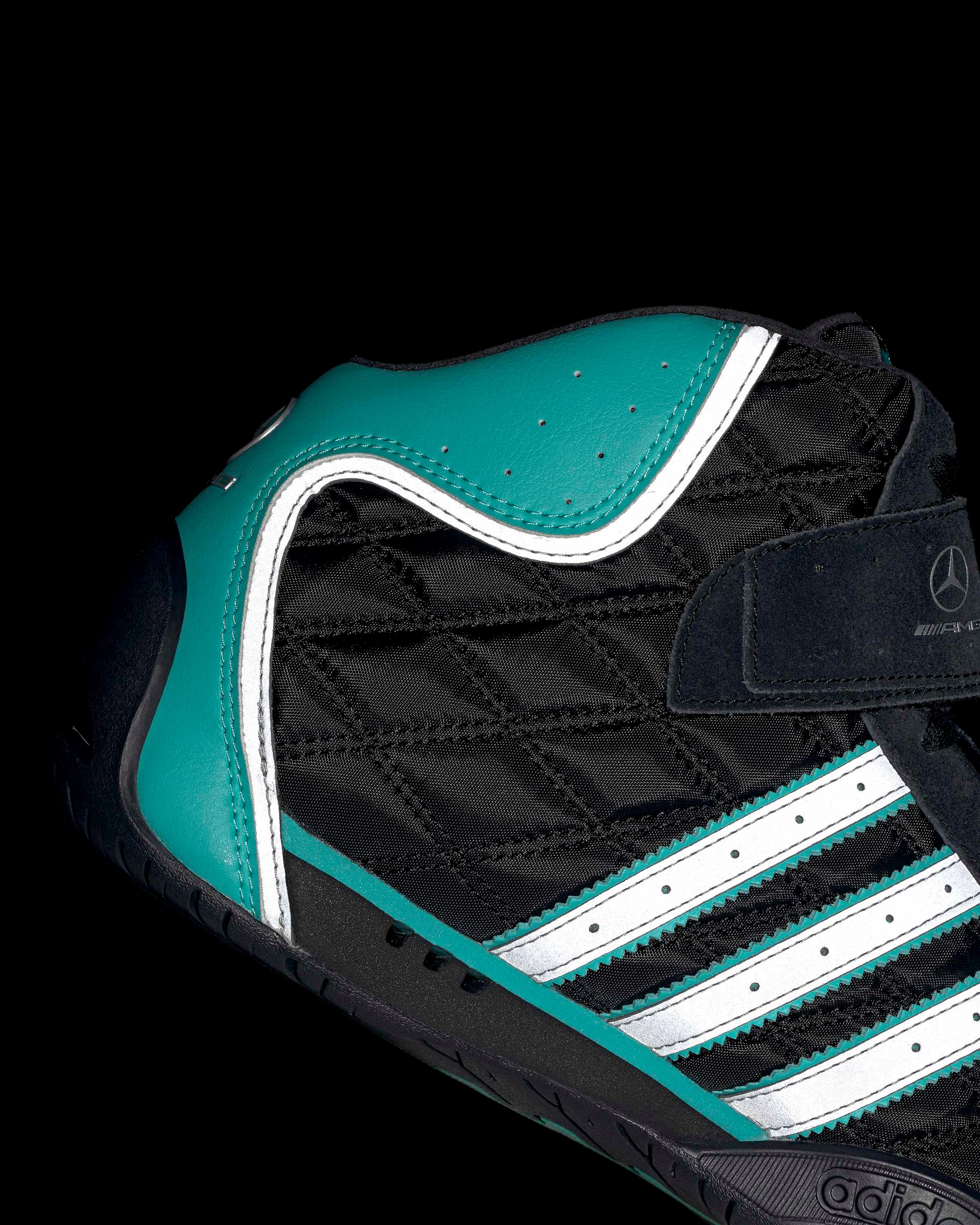 2026 adidas Adiracer Hi Shoes Black | Mercedes-AMG PETRONAS F1