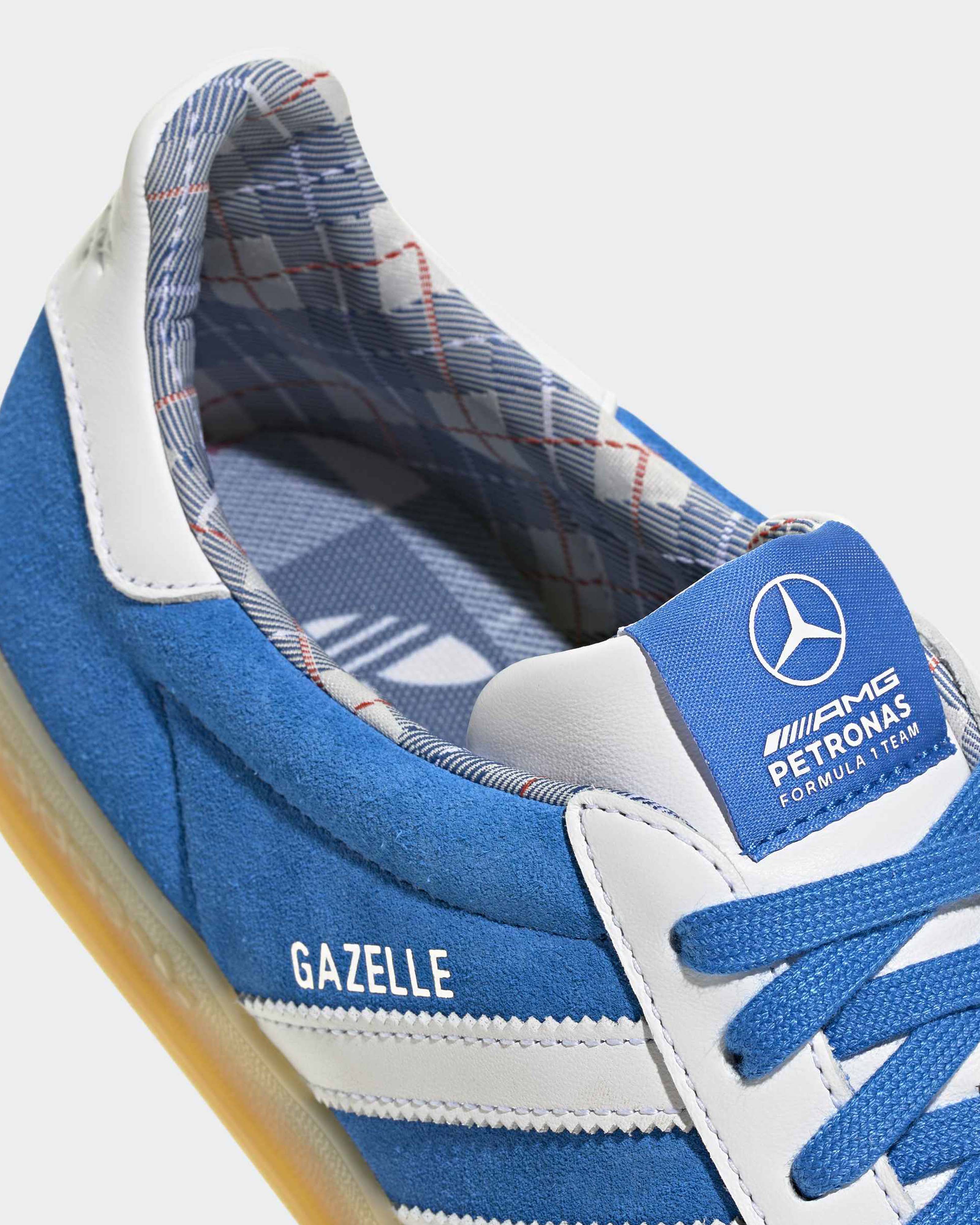 Mercedes-AMG PETRONAS F1 Team Gazelle Indoor Shoes - Blue (2026