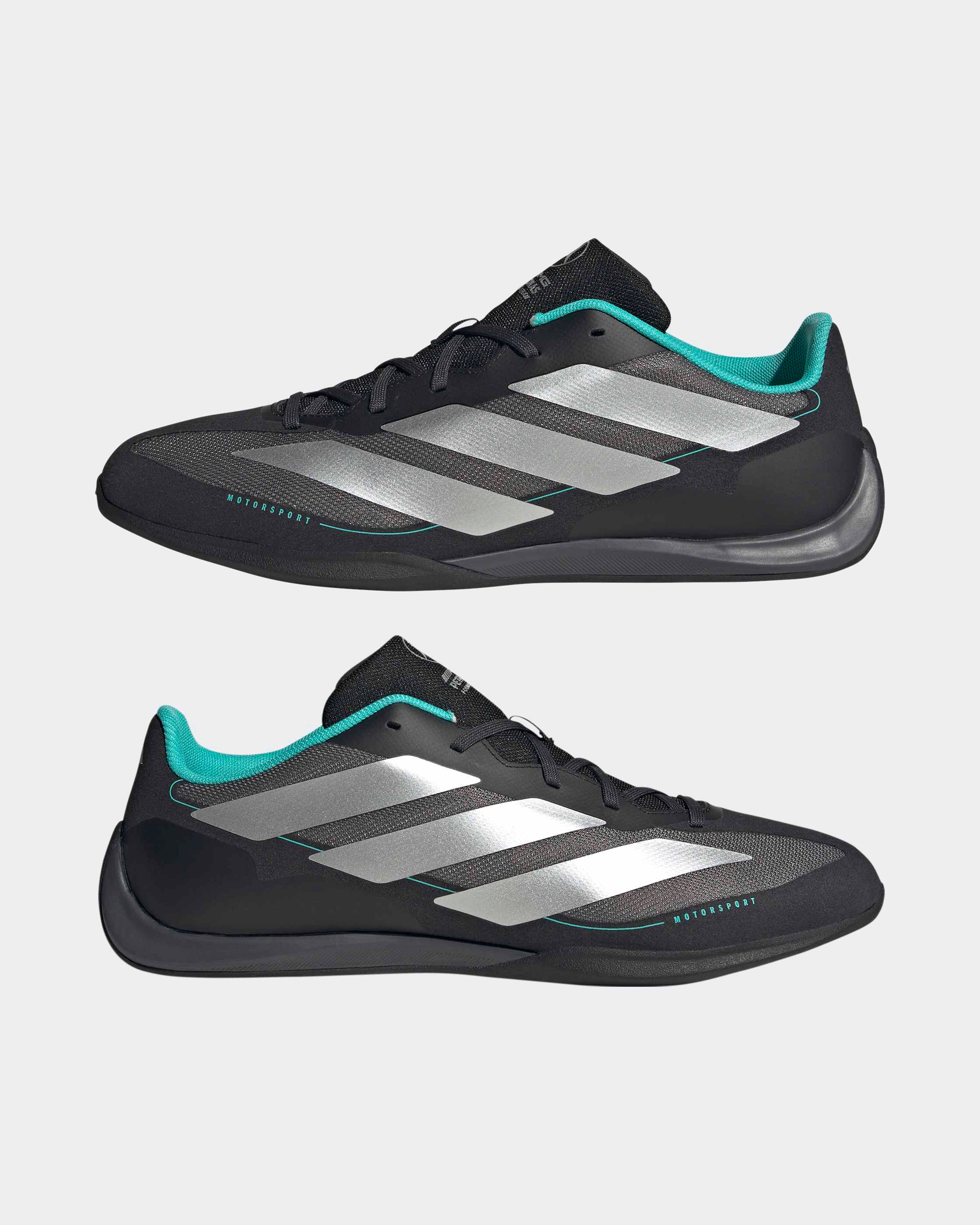 2026 adidas Feroza Base Shoes Black | Mercedes-AMG PETRONAS F1