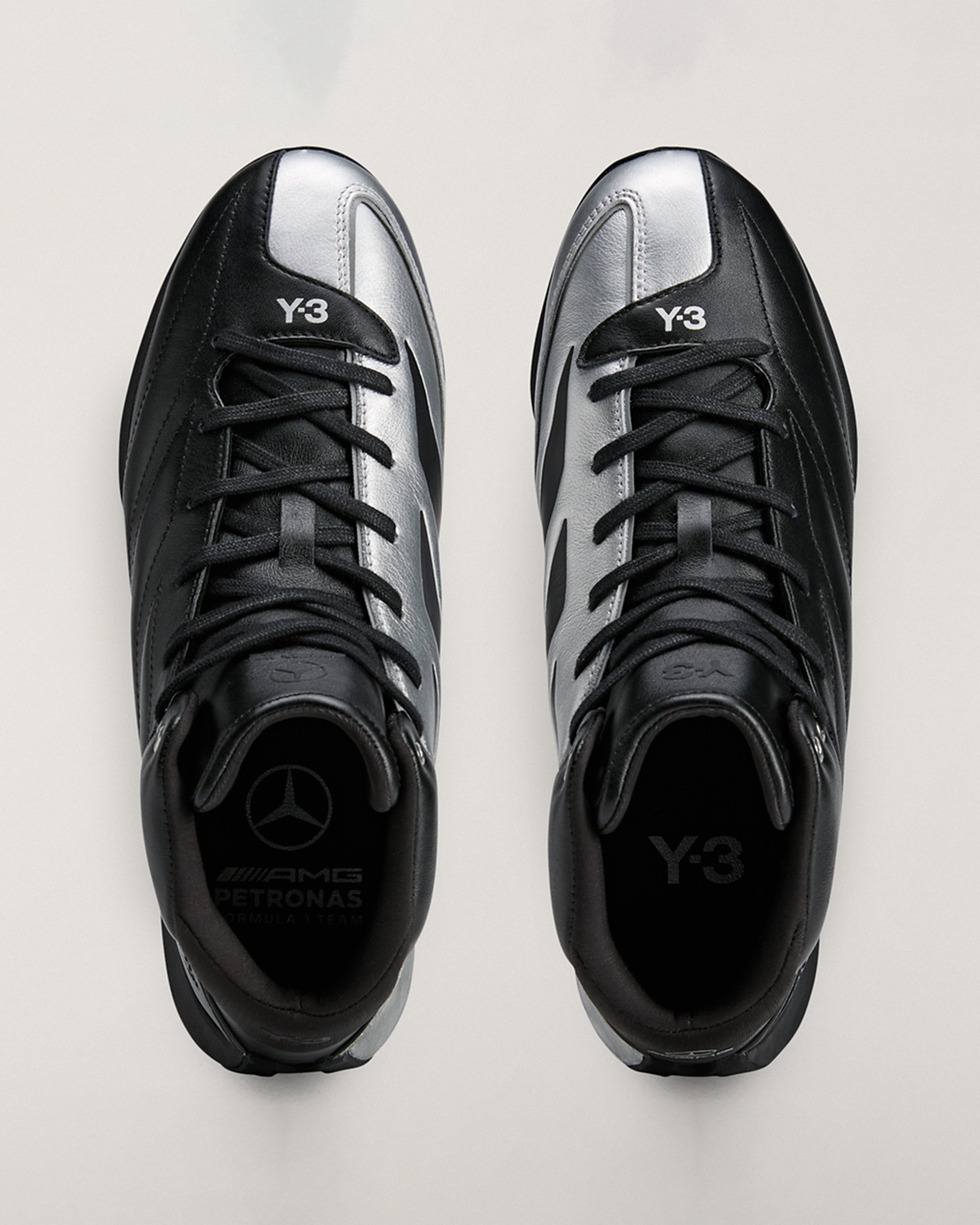 Y-3 Feroza High Shoes - Black | Mercedes-AMG PETRONAS F1 Team x Y