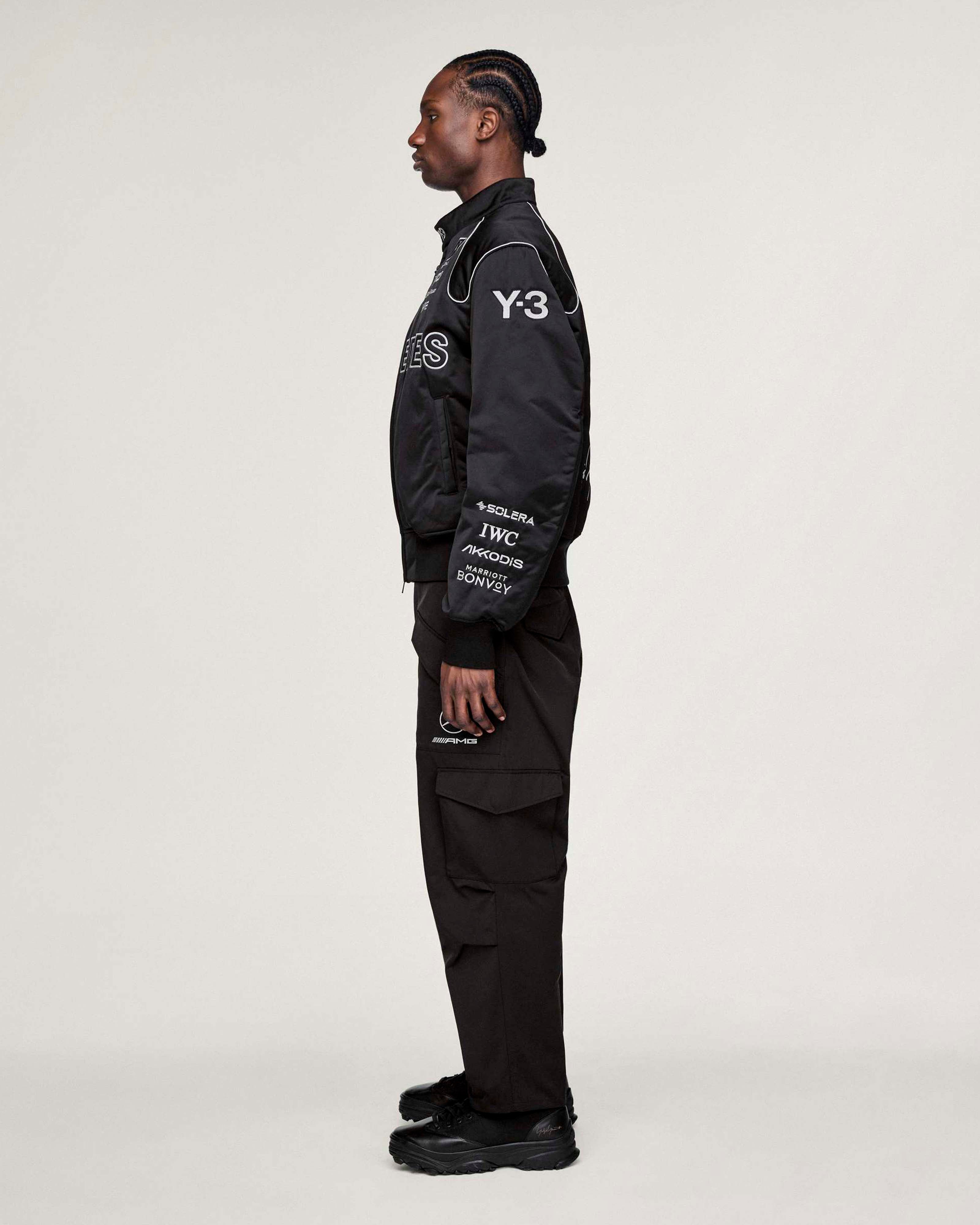 2026 Y-3 Jacket - Black | Mercedes-AMG PETRONAS F1 Team Official