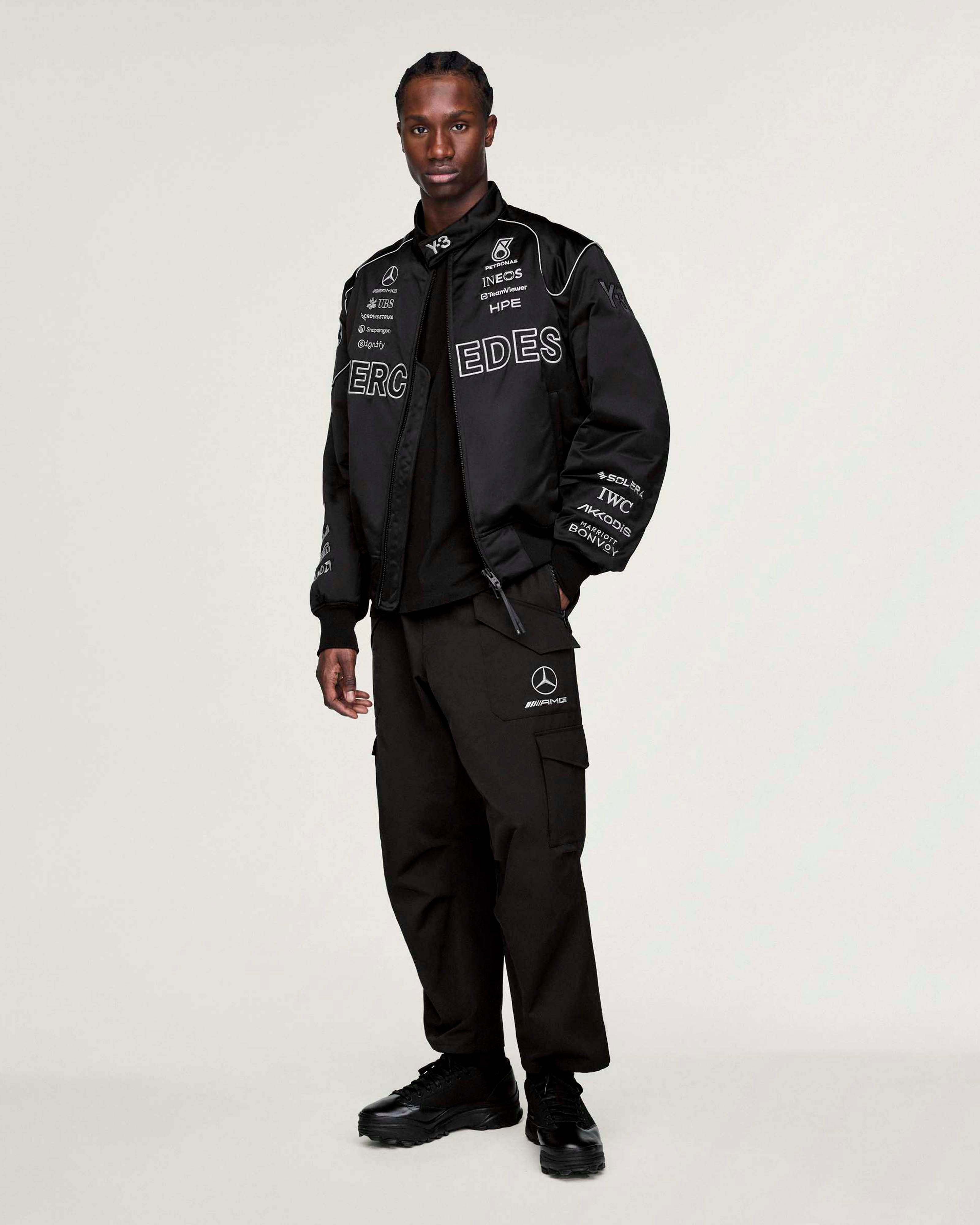 2026 Y-3 Jacket - Black | Mercedes-AMG PETRONAS F1 Team Official