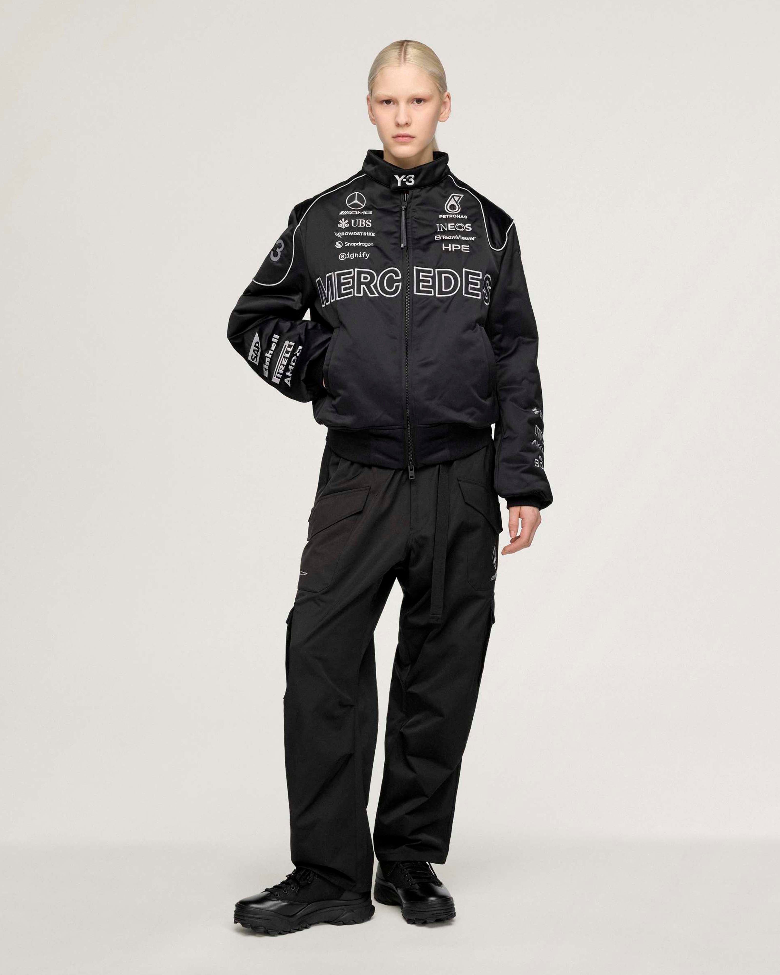2026 Y-3 Jacket - Black | Mercedes-AMG PETRONAS F1 Team Official