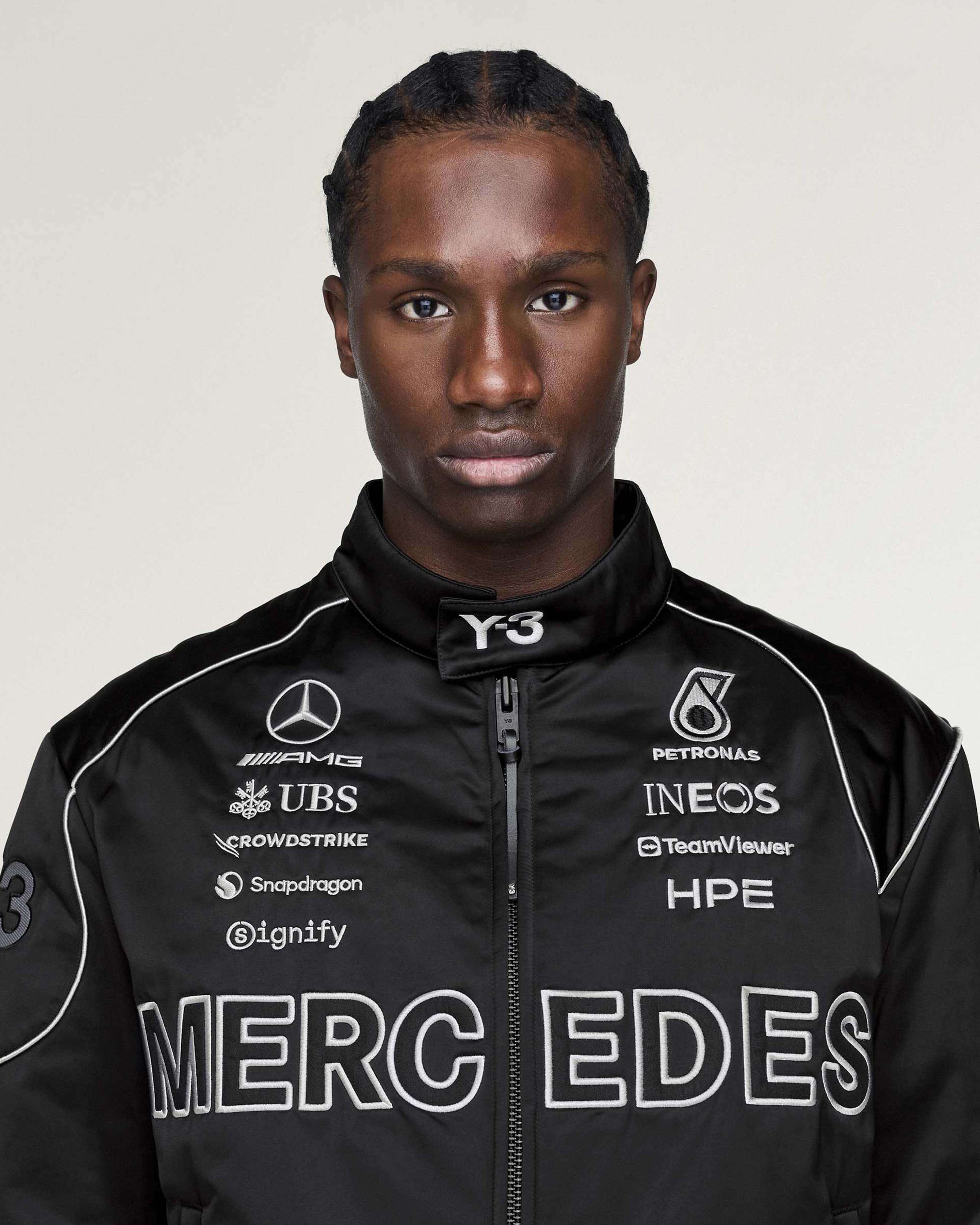 2026 Y-3 Jacket - Black | Mercedes-AMG PETRONAS F1 Team Official