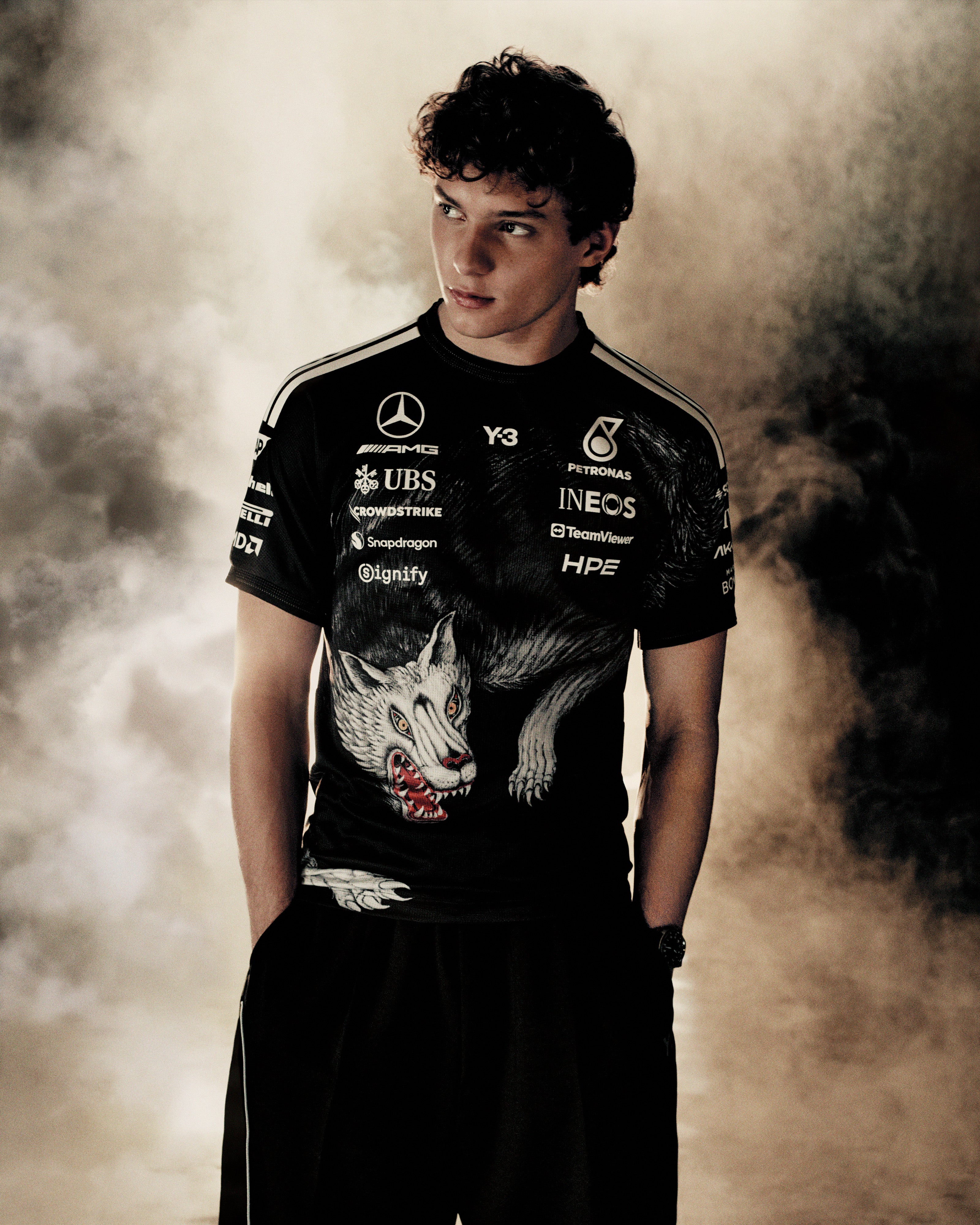 Y-3 Short-Sleeve Team Driver Tee Black