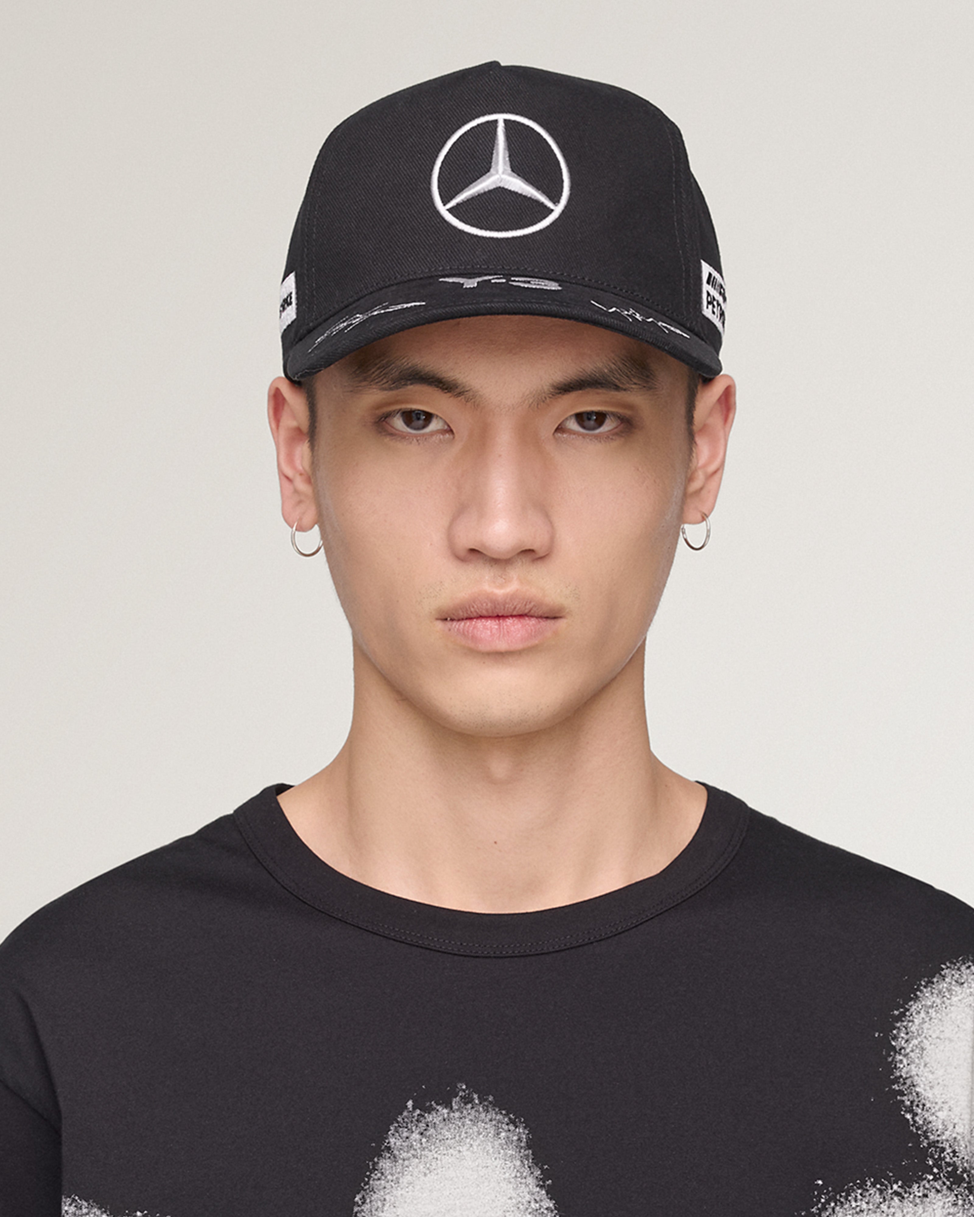 帽子 Y-3 MERCEDES-AMG PETRONAS CAP Y3 adidas Mercedes-AMG PETRONAS F1 Team x Y-3 Race Cap - Black | Official