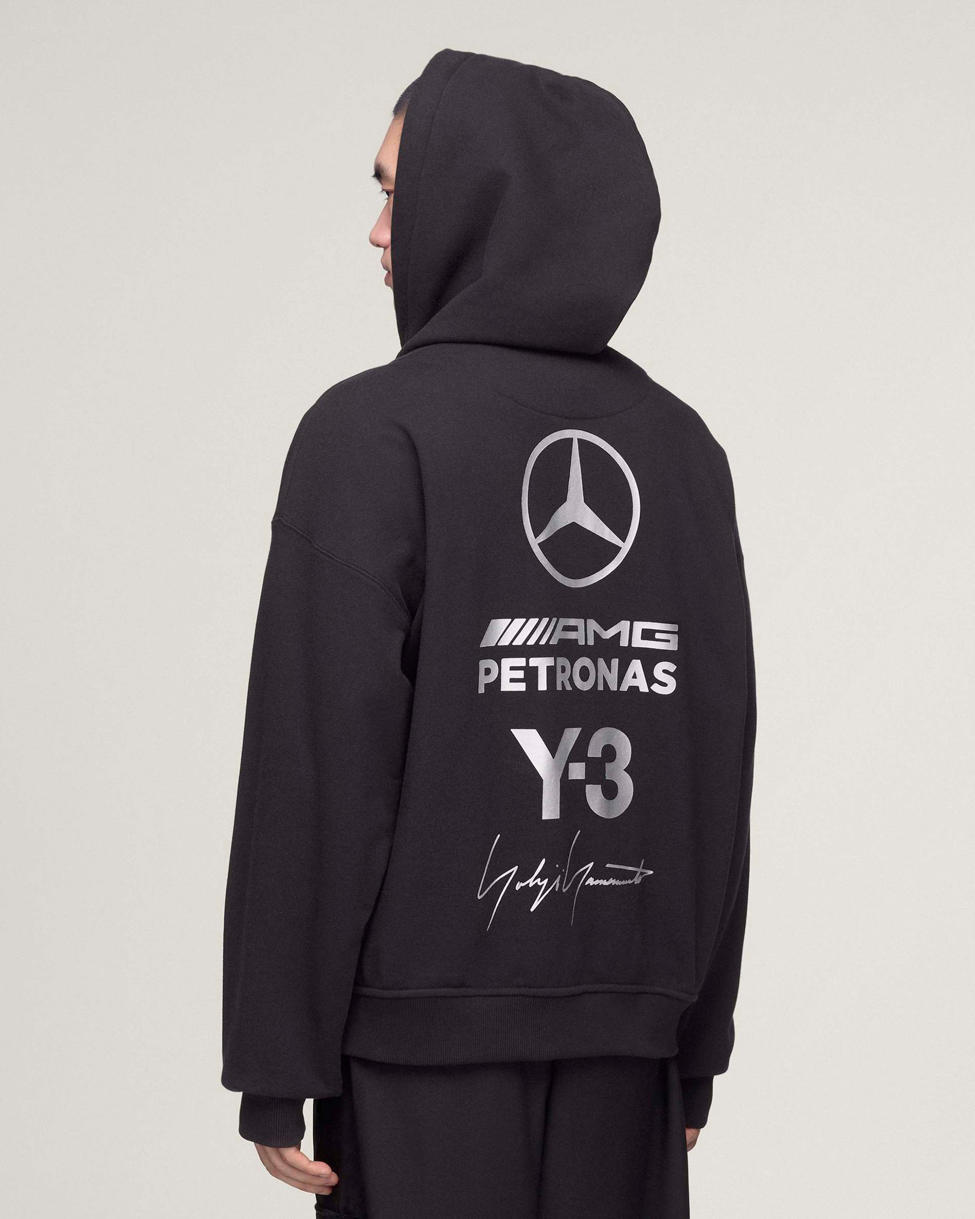 Mercedes-AMG PETRONAS F1 Team x Y-3 Zip Hoodie - Black | Official