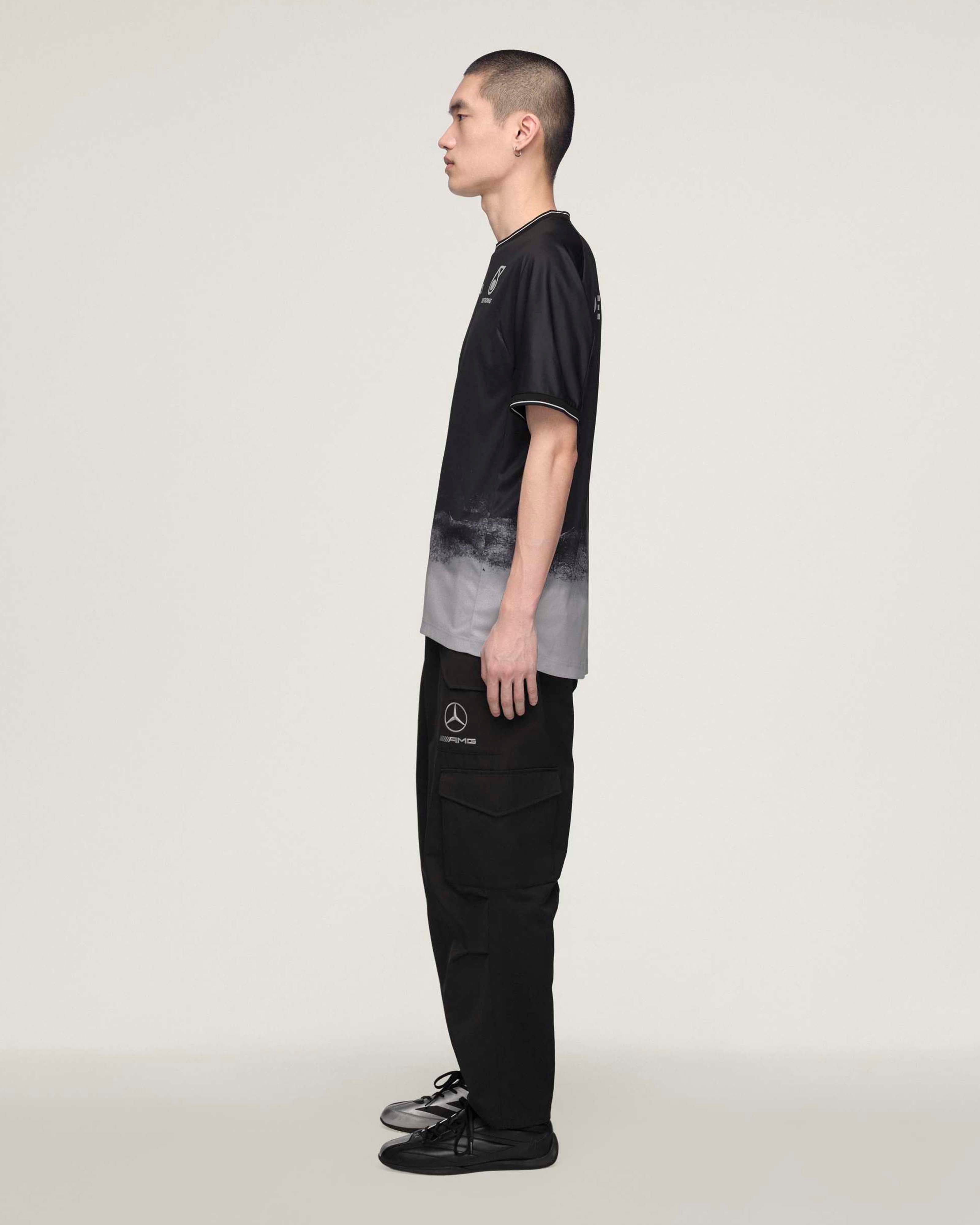 2026 Y-3 Mechanics Tee - Black | Mercedes-AMG PETRONAS F1 Team