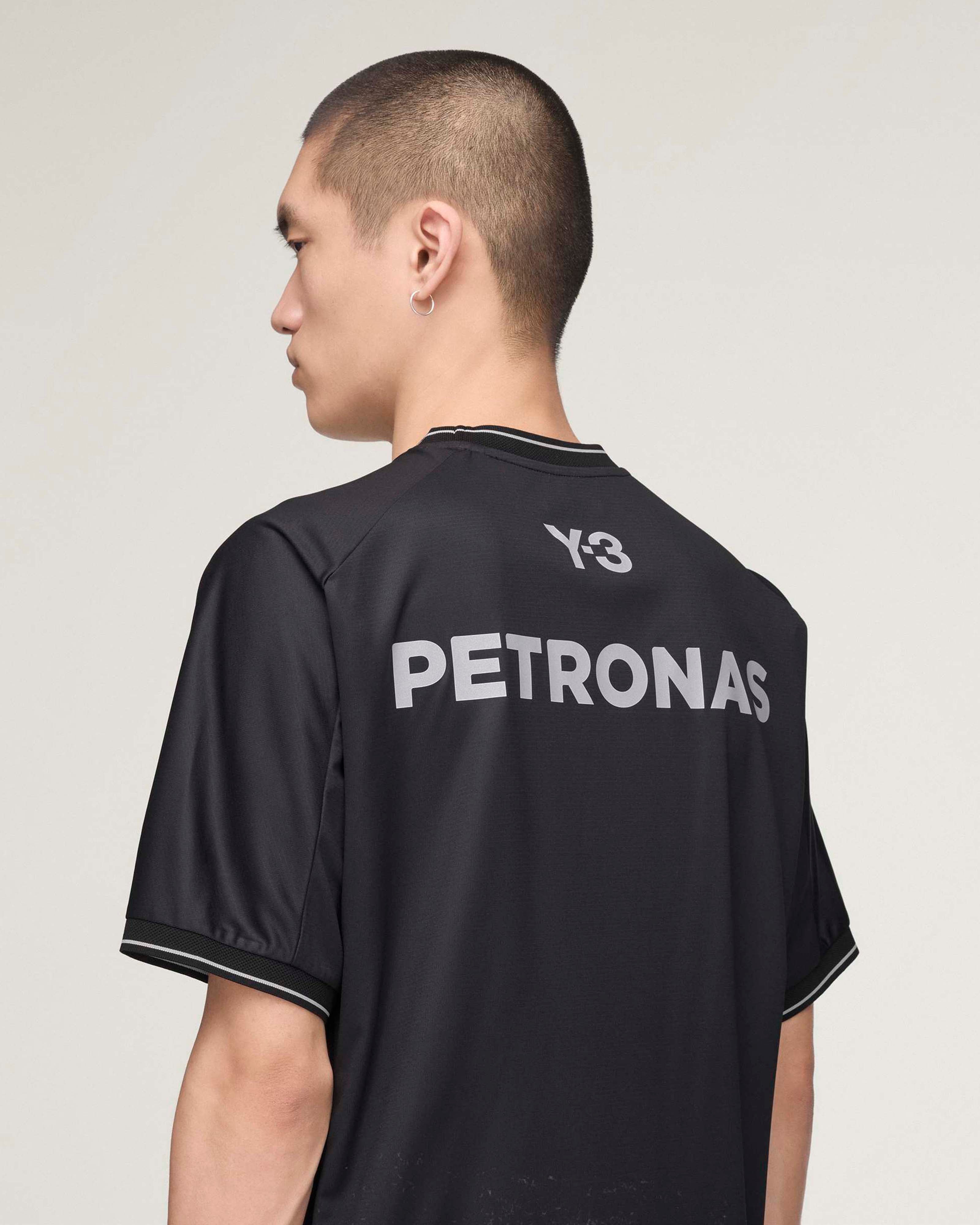 2026 Y-3 Mechanics Tee - Black | Mercedes-AMG PETRONAS F1 Team
