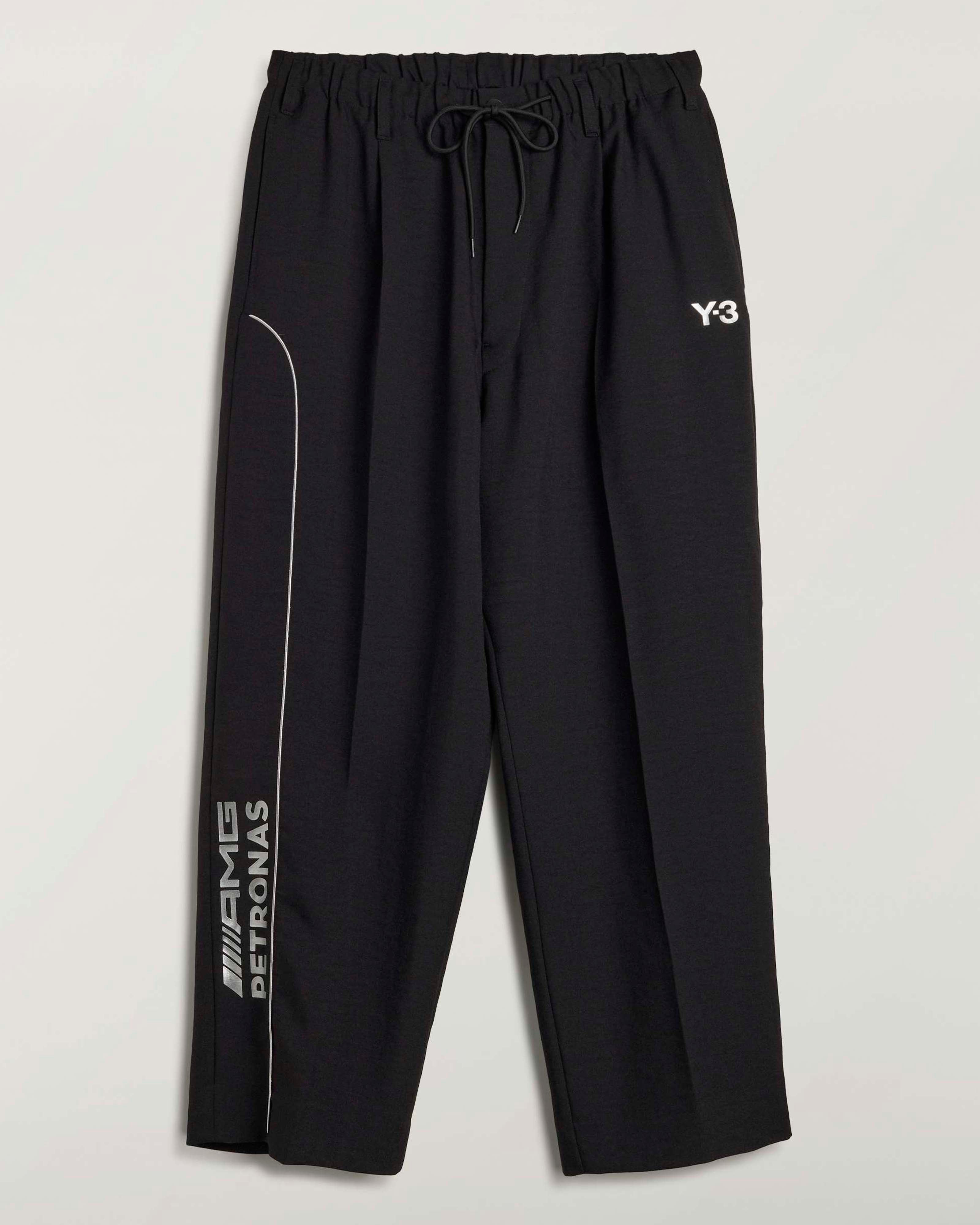 2026 Y-3 Track Pants - Black | Official Mercedes-AMG PETRONAS F1