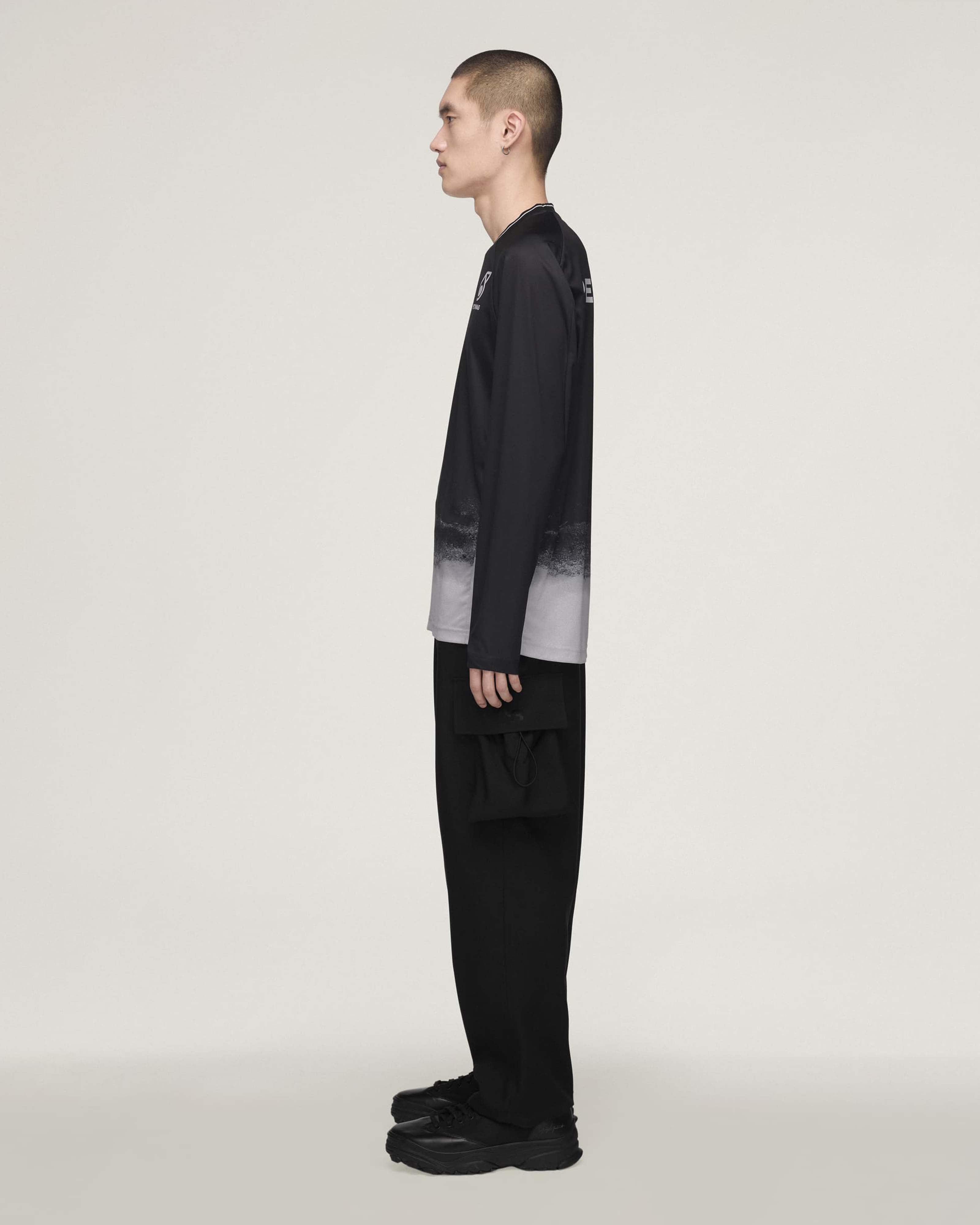 Y-3 Long-Sleeve Mechanics Tee Black