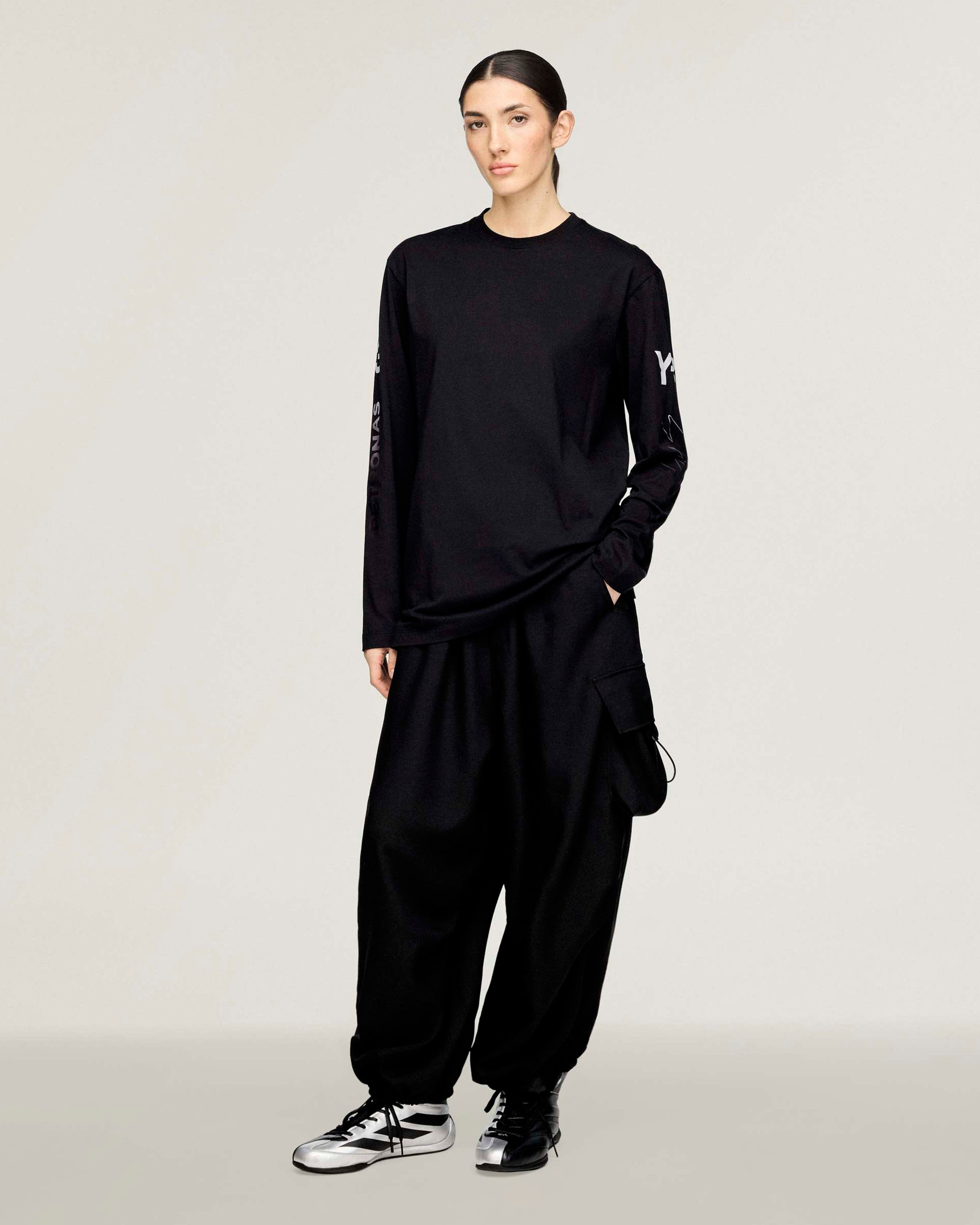 Y-3 Chaos Long-Sleeve T-shirt - Black | Mercedes-AMG PETRONAS F1