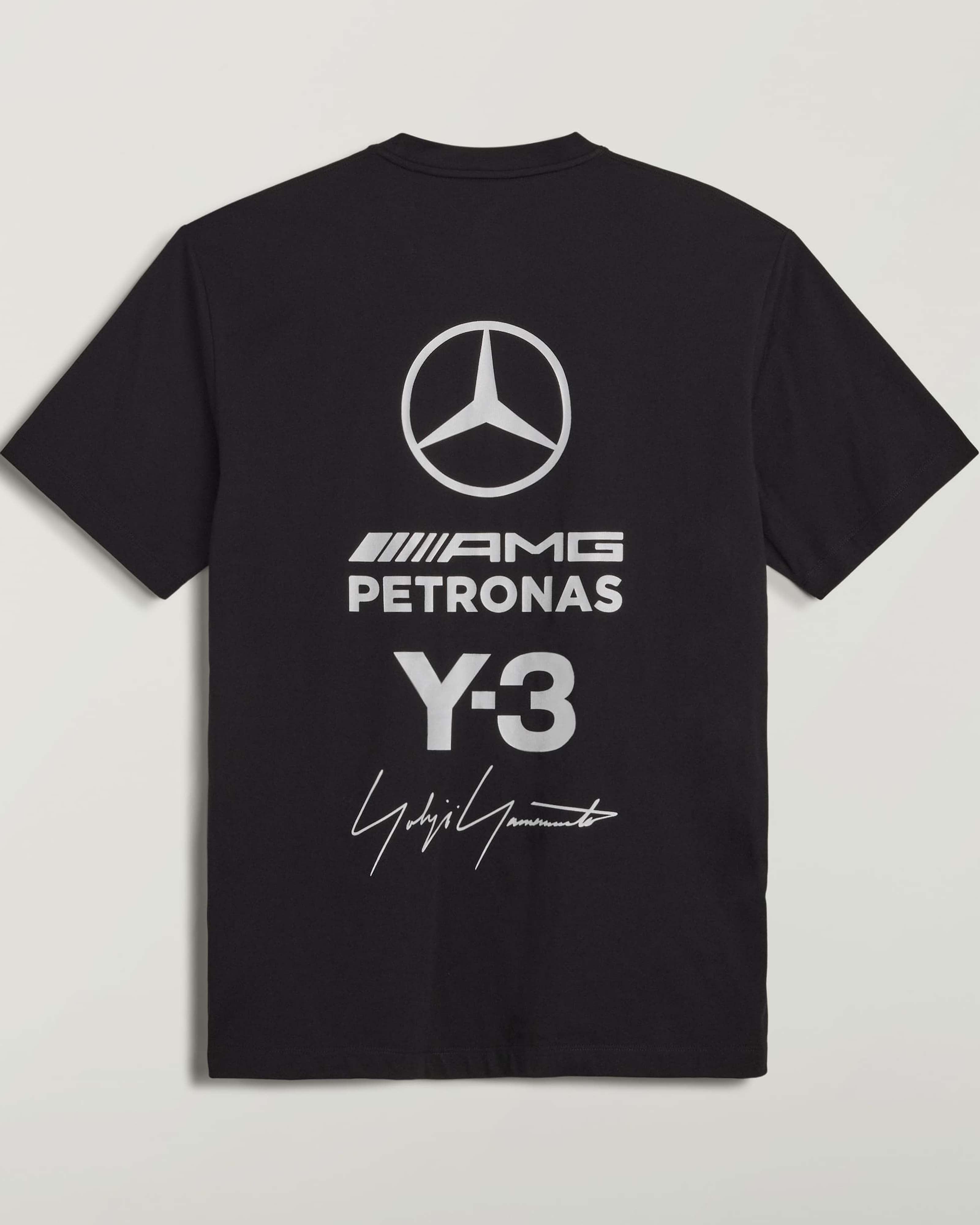 Y-3 Logo Short-Sleeve T-shirt - Black (2026) | Mercedes-AMG