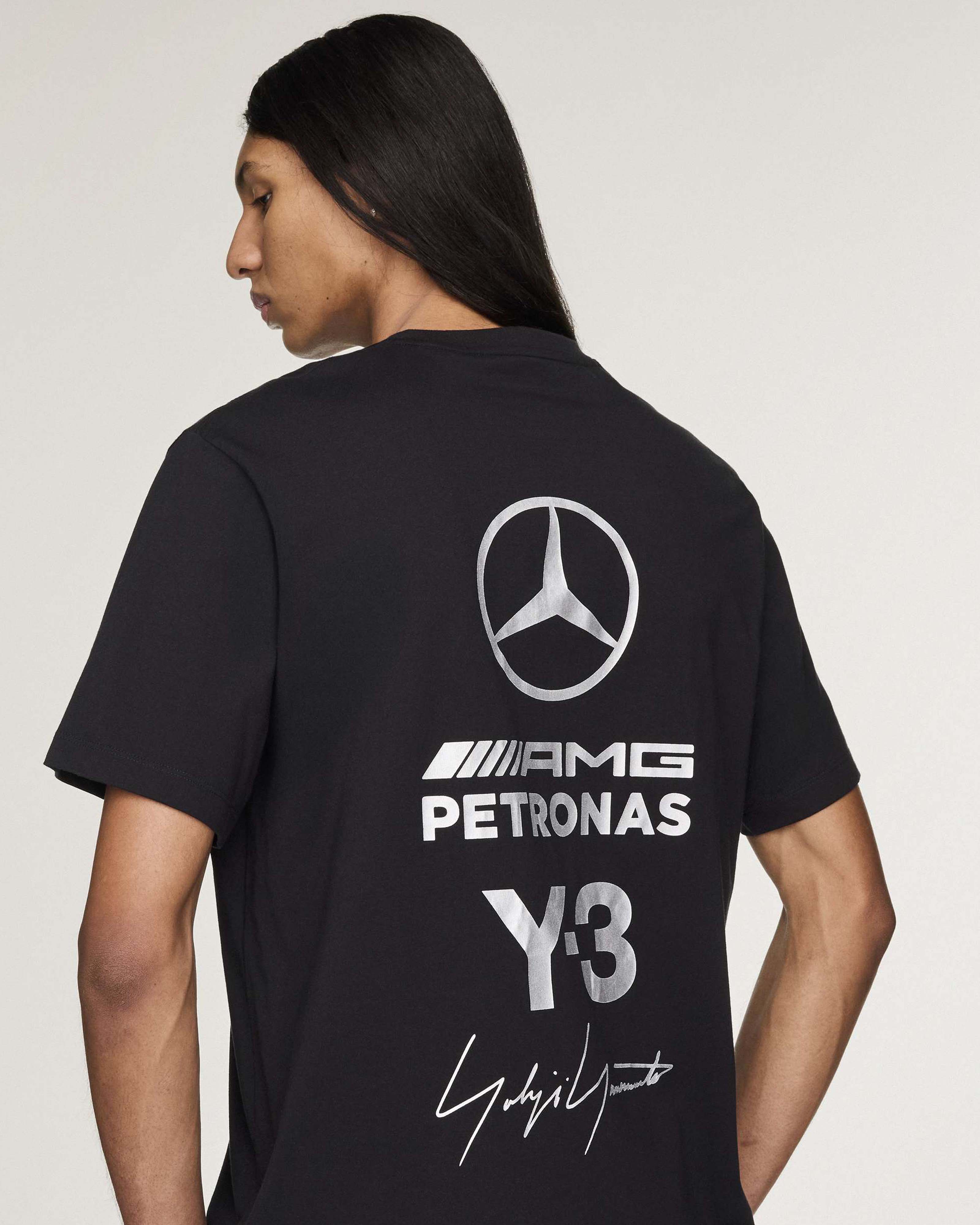 Y-3 Logo Short-Sleeve T-shirt - Black (2026) | Mercedes-AMG