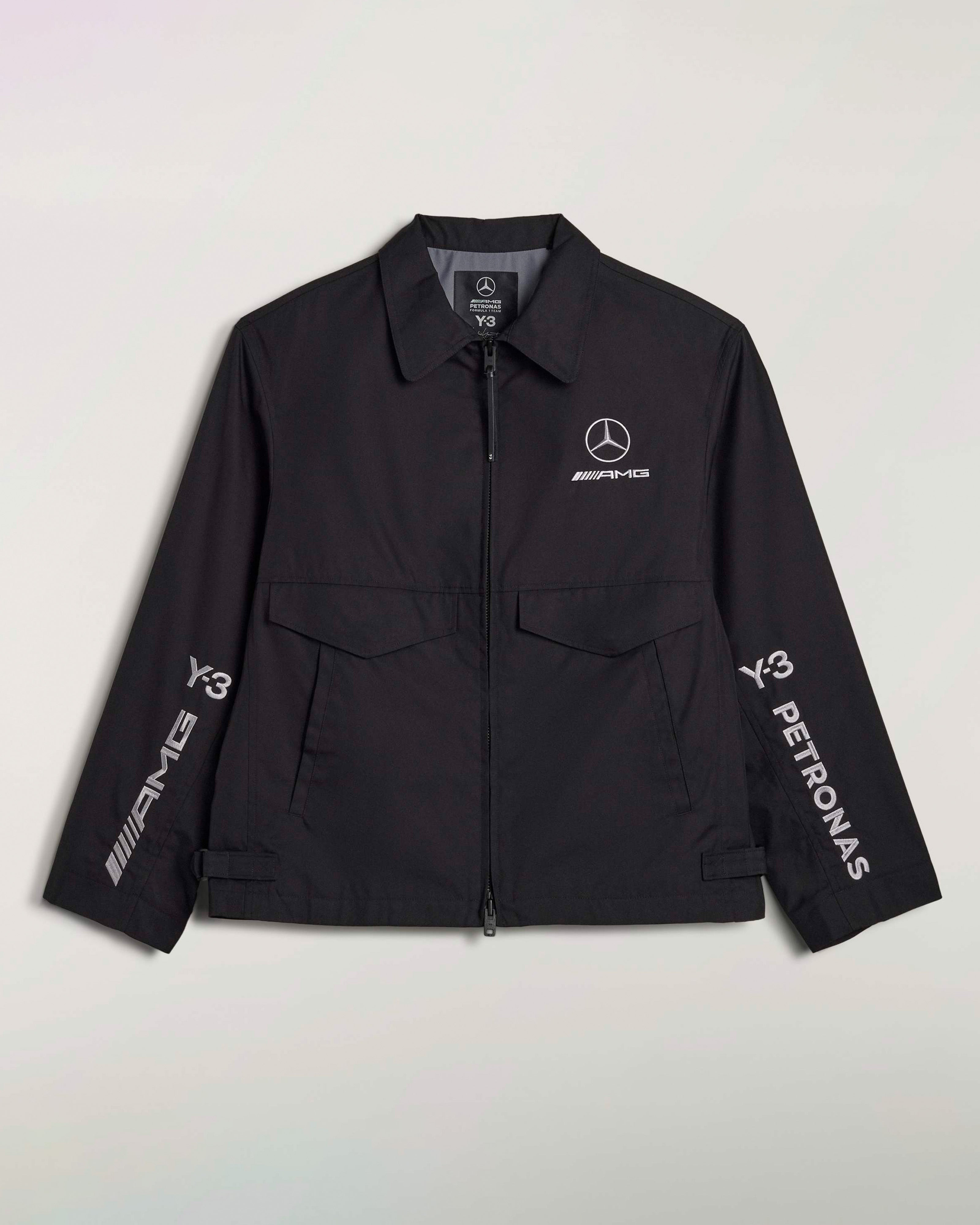 Y-3 Wolf Jacket - Black (2026) | Mercedes-AMG PETRONAS F1 Team x